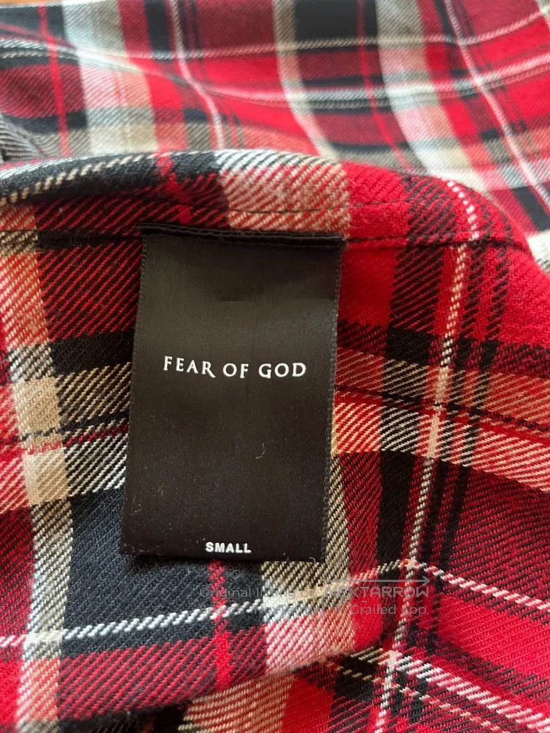 Fear of God Fear of God 5th Collar Denim Flannel Shirt. Size US S / EU 44-46 / 1 - 3 Thumbnail