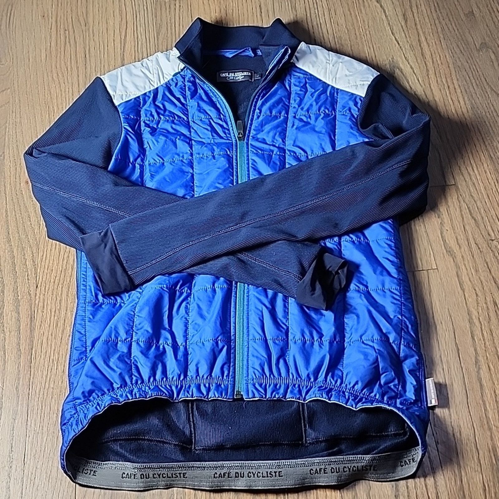 Cafe du Cycliste Blue and Black Cycilist Jacket Size L / US 10 / IT 46 - 1 Thumbnail
