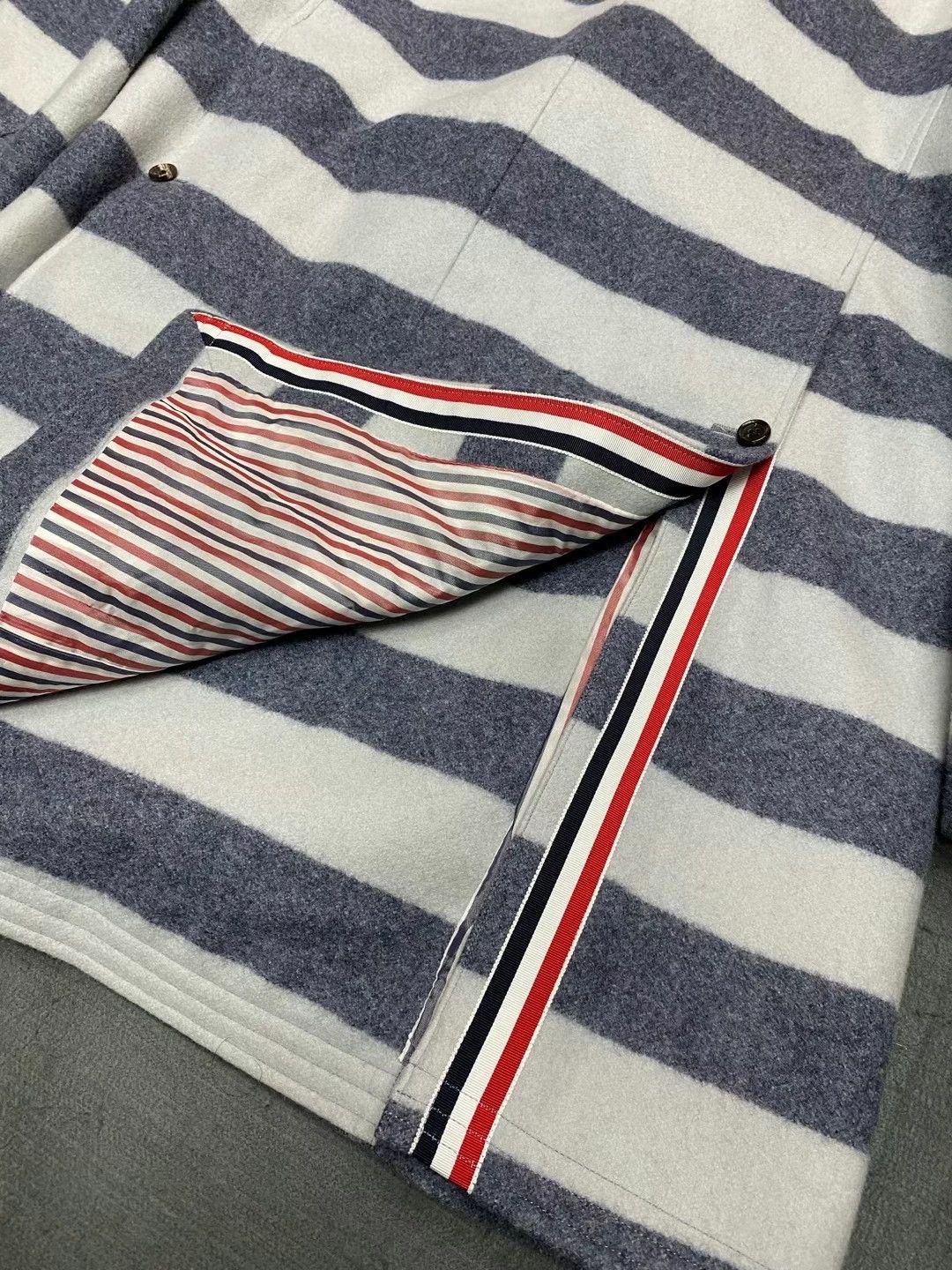 Thom Browne Thom Browne TB Striped Coat 9/10 Size 2 Size M / US 6-8 / IT 42-44 - 4 Thumbnail