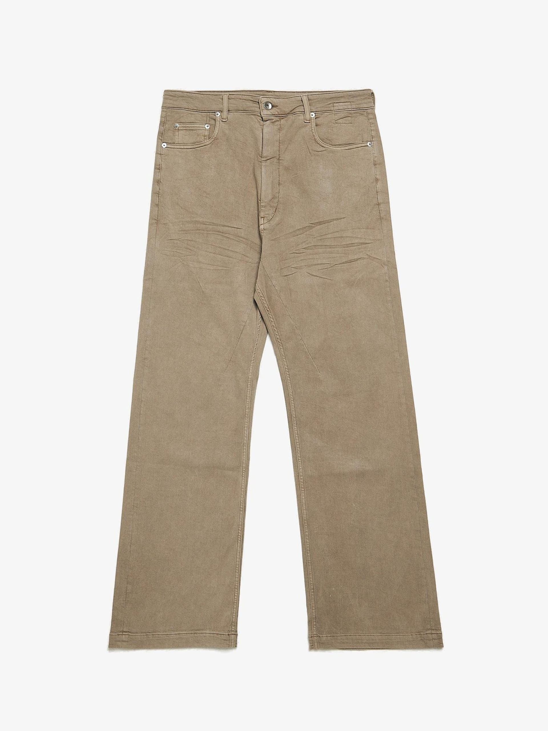 Rick Owens Drkshdw Geth Brown Washed Jeans Size US 32 / EU 48 - 1 Thumbnail
