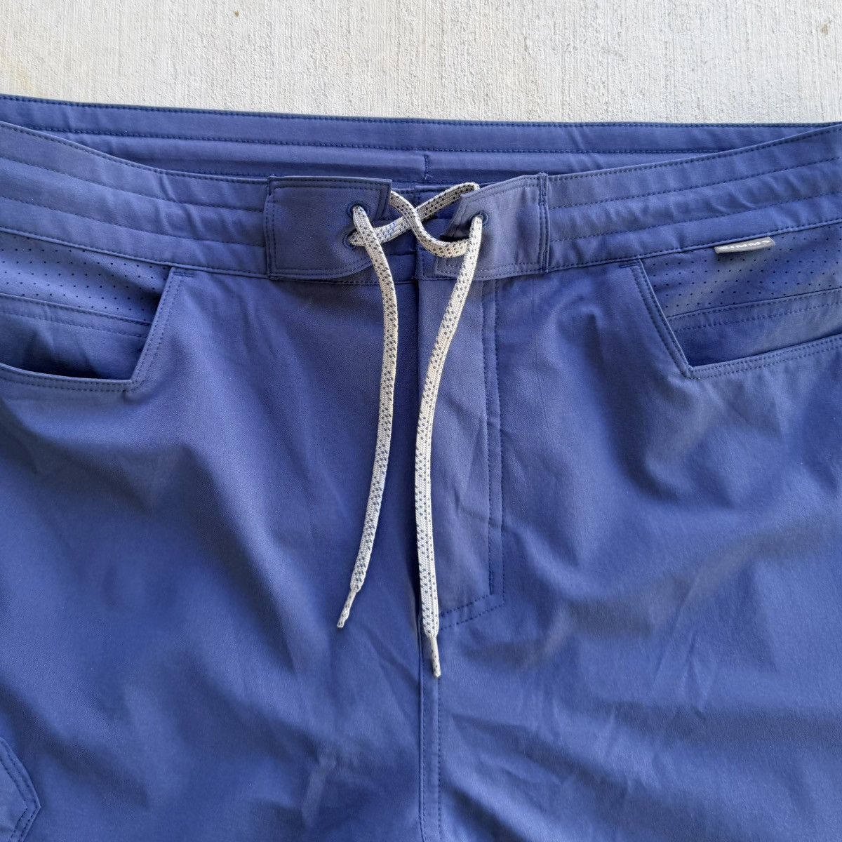 Simms Simms Solarflex Mens Solid Blue Swim Trunks Boardshorts 36 Size US 36 / EU 52 - 2 Thumbnail