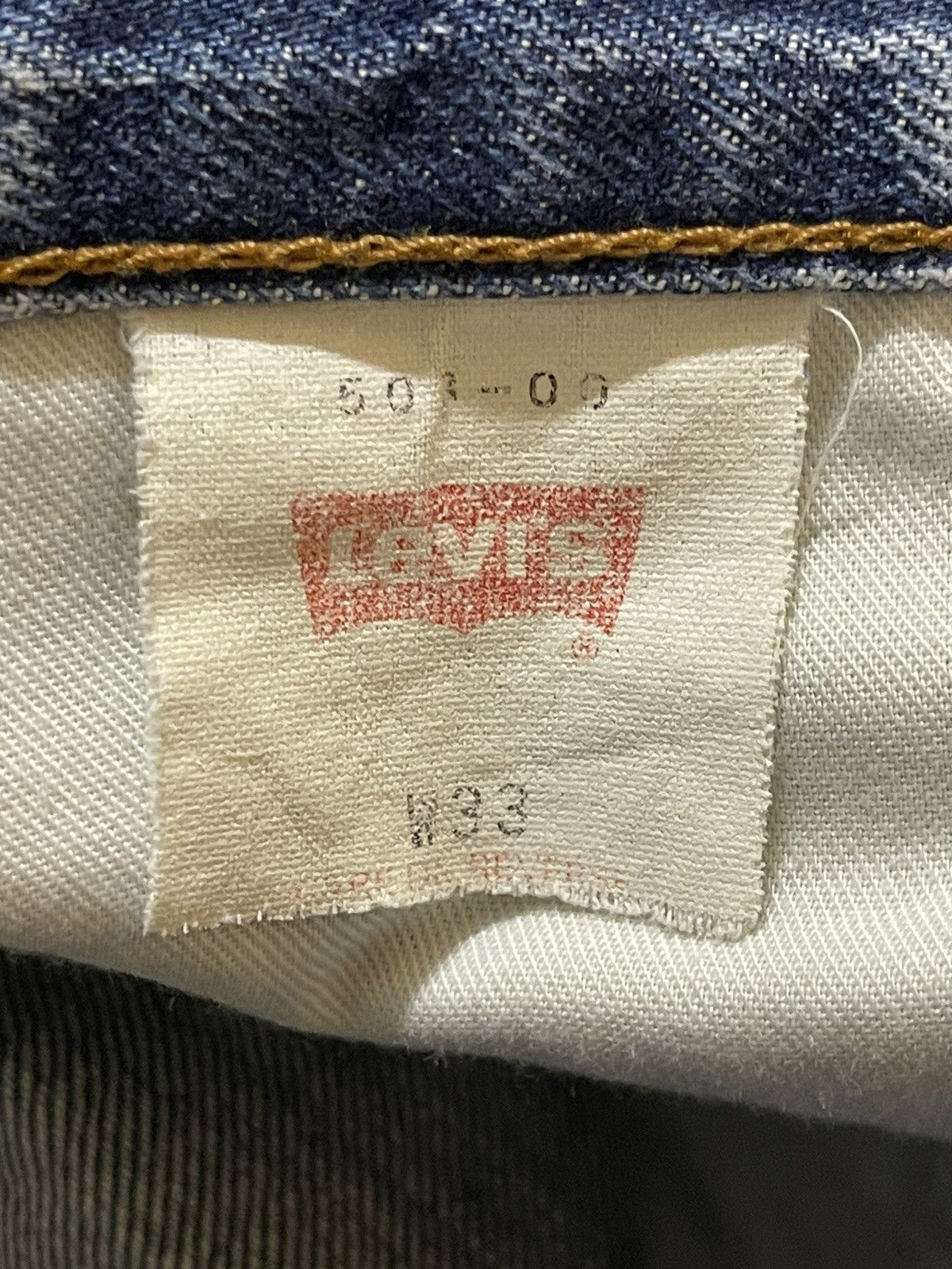 Levi's Vintage 80s Levis 503 Blue Faded Wash Distress Baggy Jeans Size US 32 / EU 48 - 10 Thumbnail