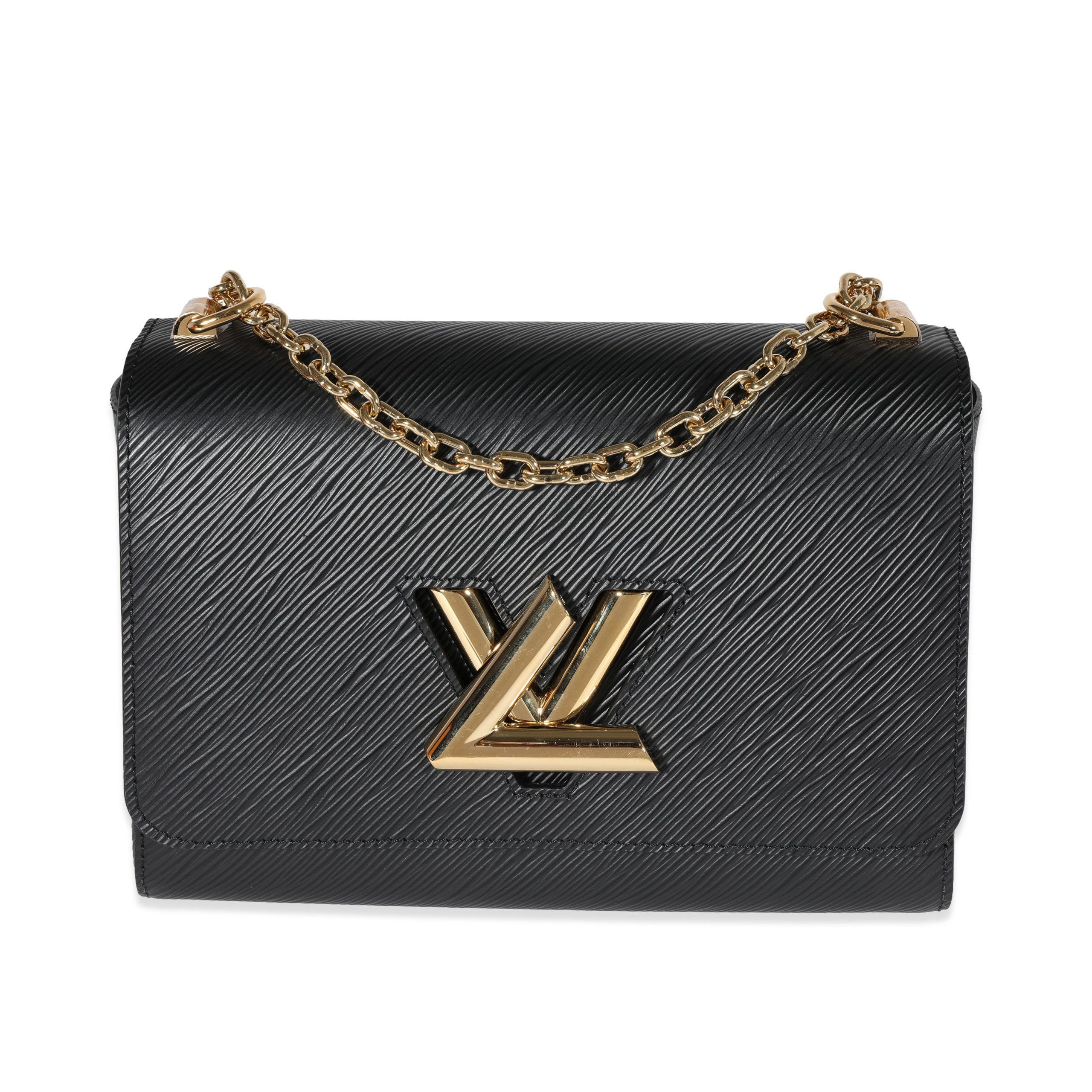 image of Louis Vuitton Black Epi Leather Twist Mm, Women's