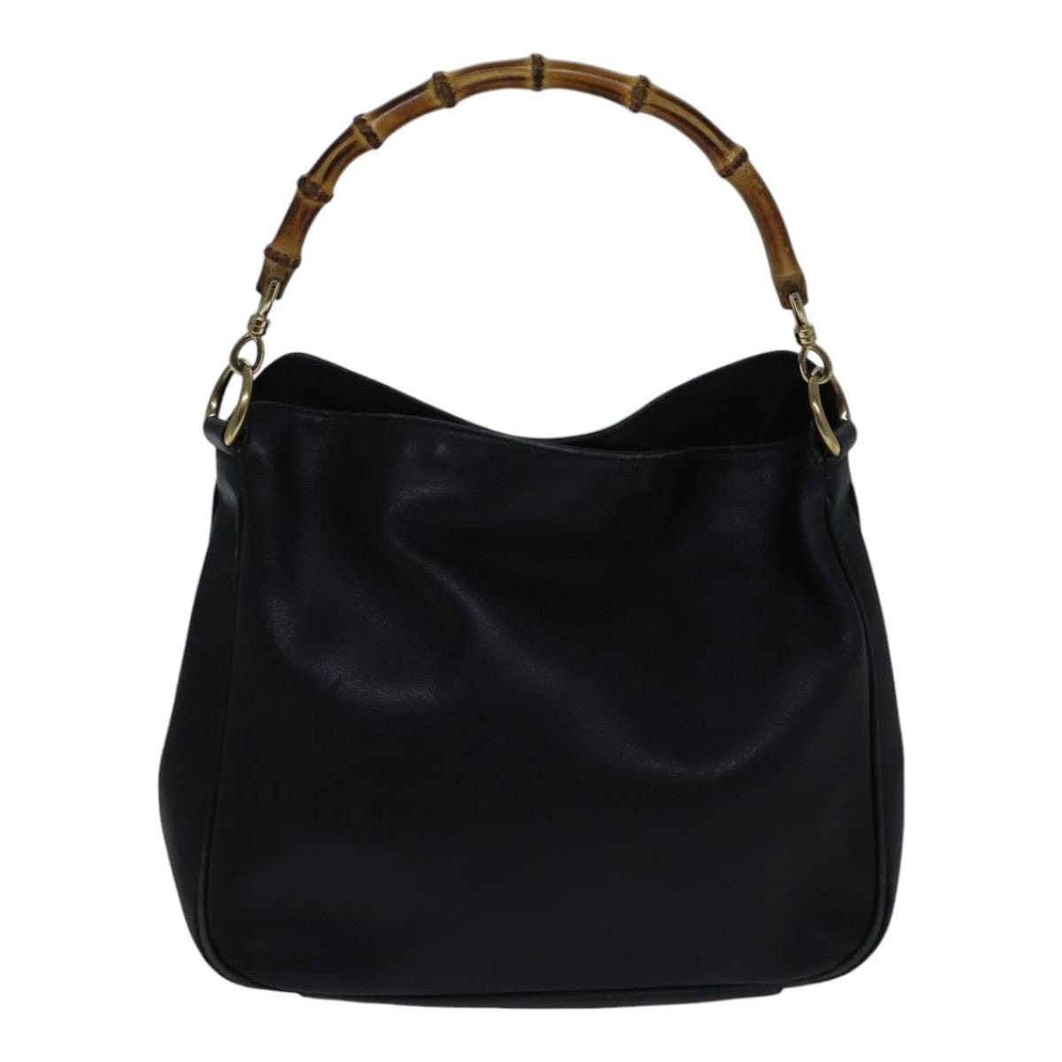 Gucci GUCCI Bamboo Shoulder Bag Leather Black Gold 001 1638 001 Size ONE SIZE - 2 Thumbnail