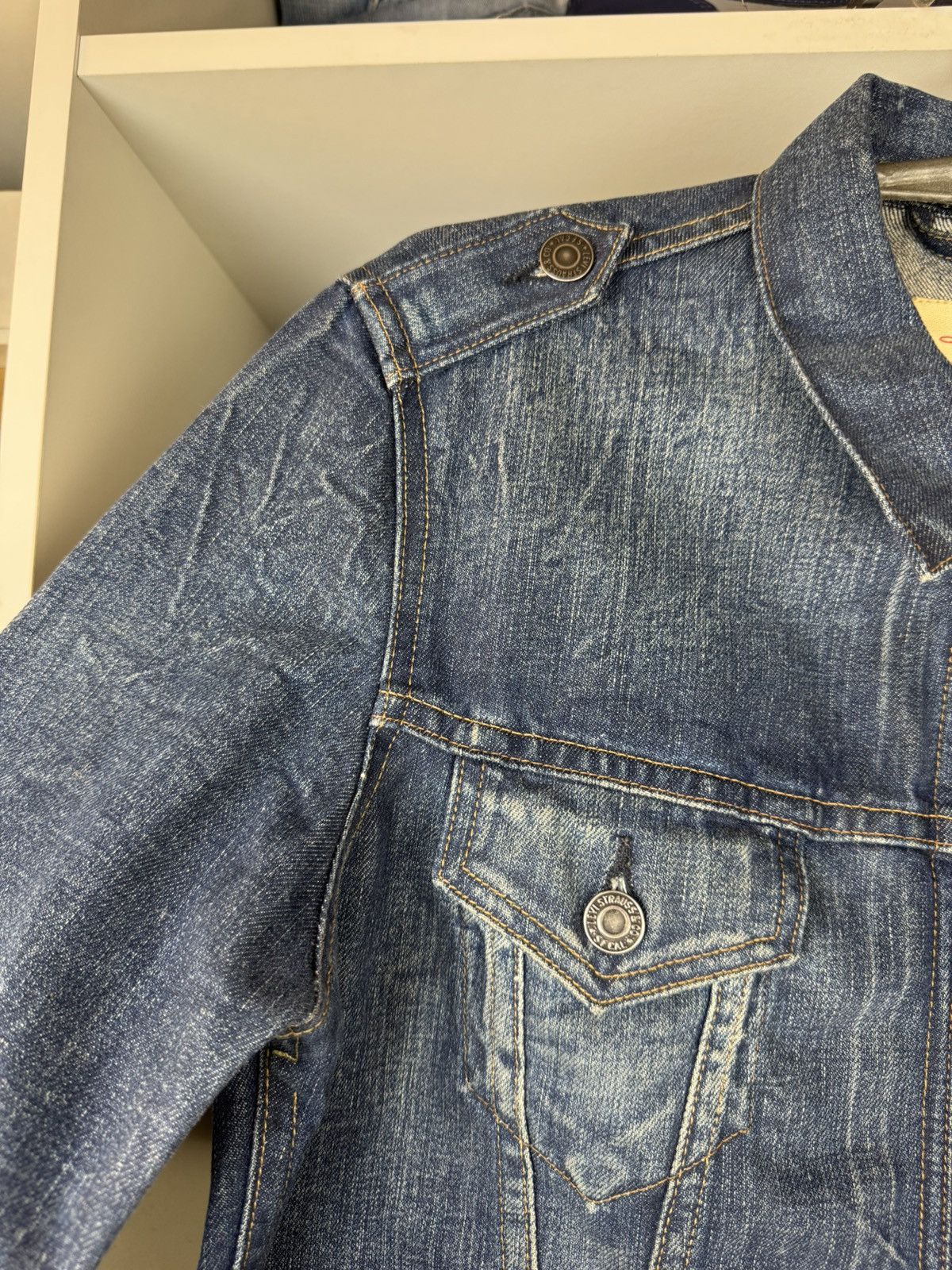 Levi's Levis Positively Superior Womens Denim Jacket Size L / US 10 / IT 46 - 3 Thumbnail