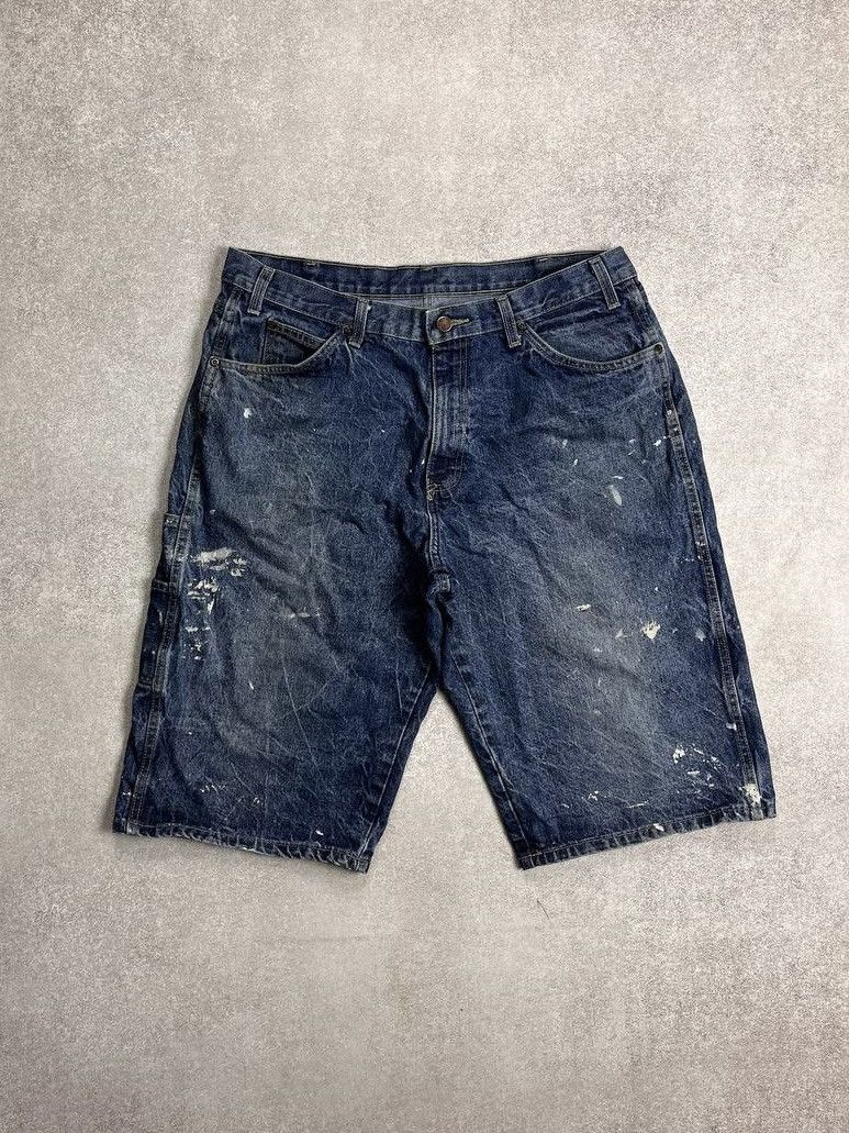 Dickies × Vintage Vintage Dickes Cargo Destroyed Shorts Jorts 35 Size US 35 - 2 Thumbnail