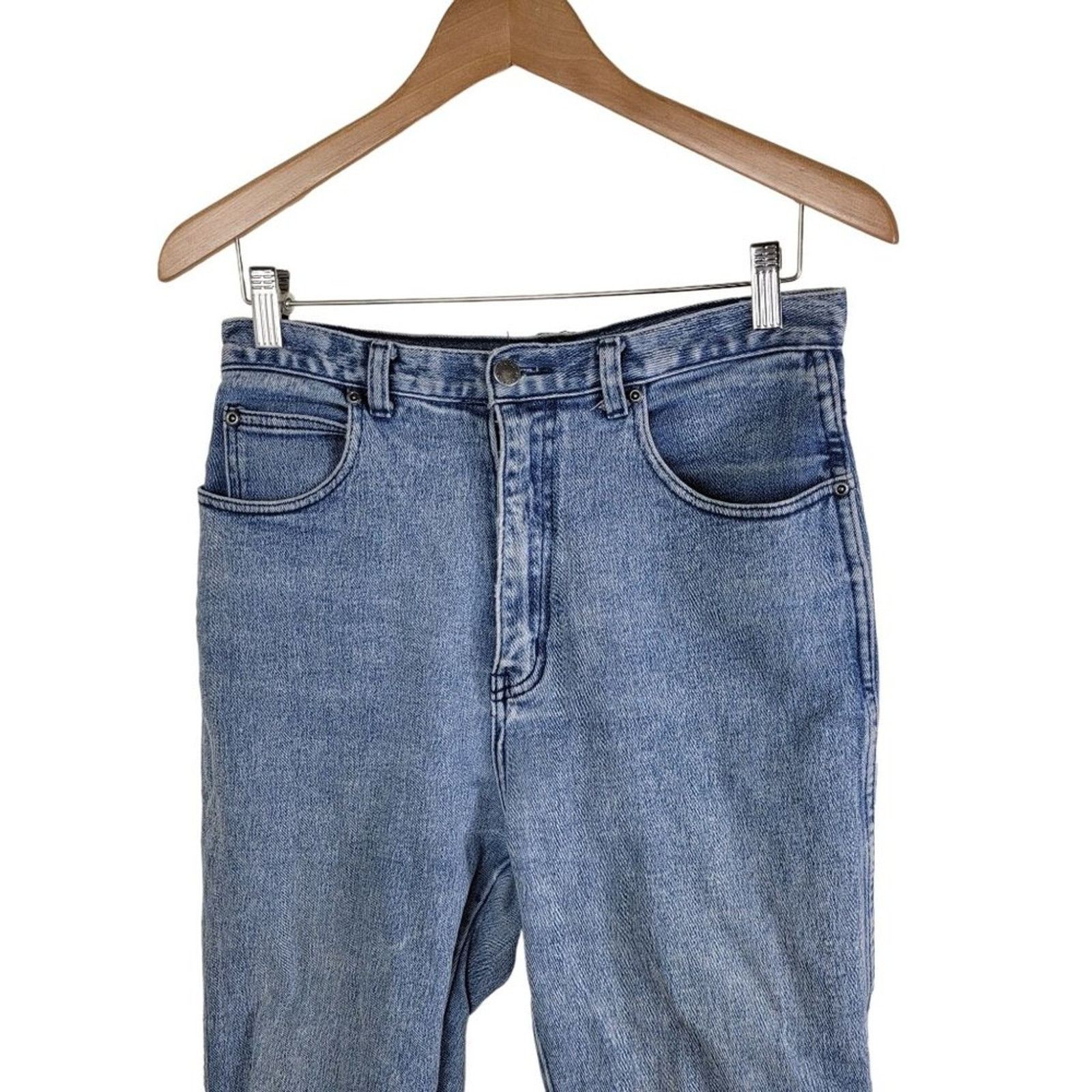 Vintage Pure Jeanswear Vintage 80s High Rise 13" Acid Wash Size 30" / US 8 / IT 44 - 3 Thumbnail