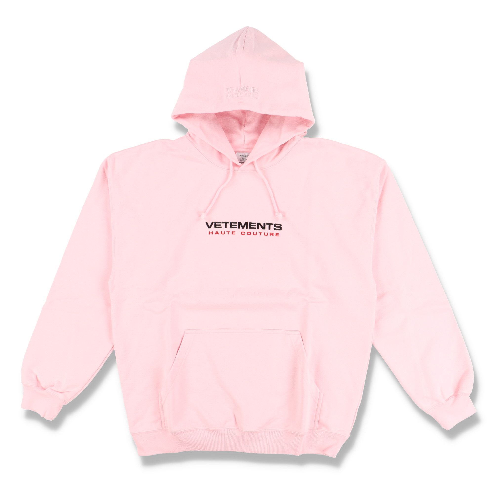 Vetements hoodie pink hot sale