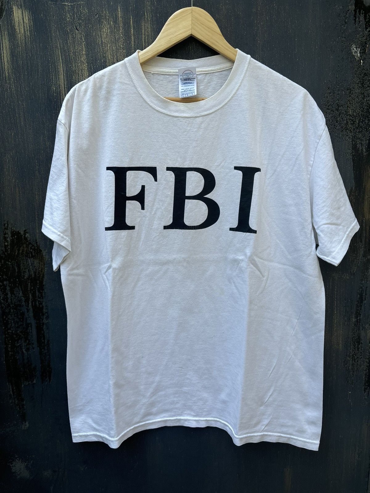 Vintage RARE! Vintage 90’s FBI Parody Art Size US L / EU 52-54 / 3 - 2 Thumbnail