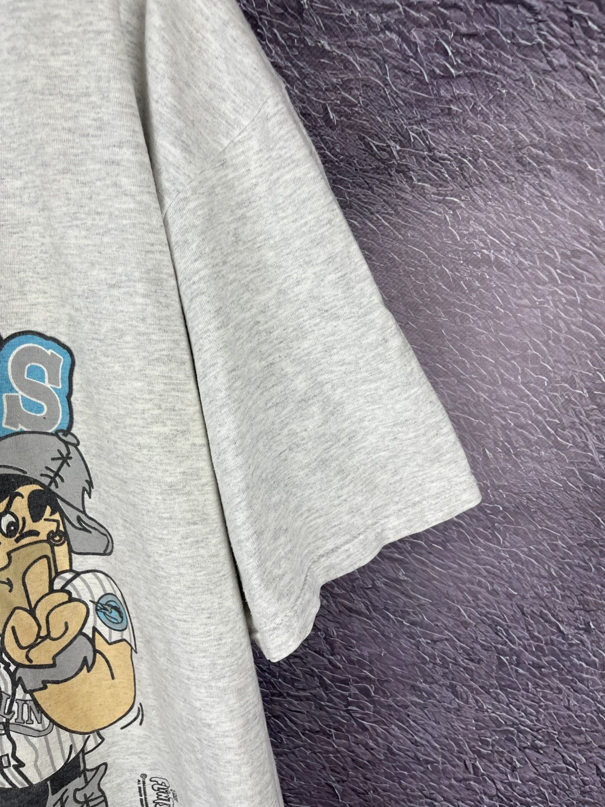 MLB the Flinstones vintage 1994 Florida Marlins MLB baseball tee Size US XL / EU 56 / 4 - 8 Thumbnail