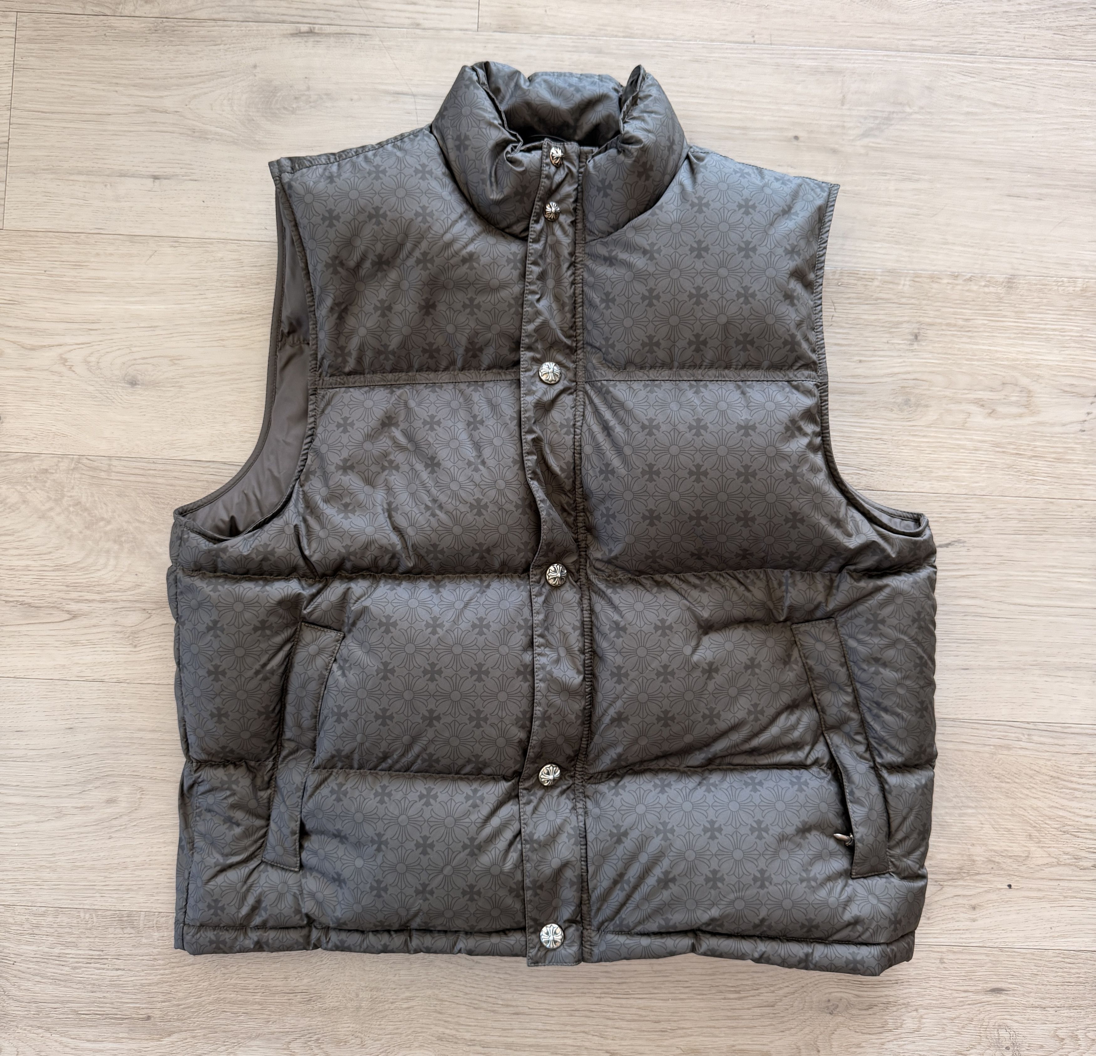 Chrome Hearts Chrome Hearts Monogram Down Puffer Vest Size US M / EU 48-50 / 2 - 1 Thumbnail