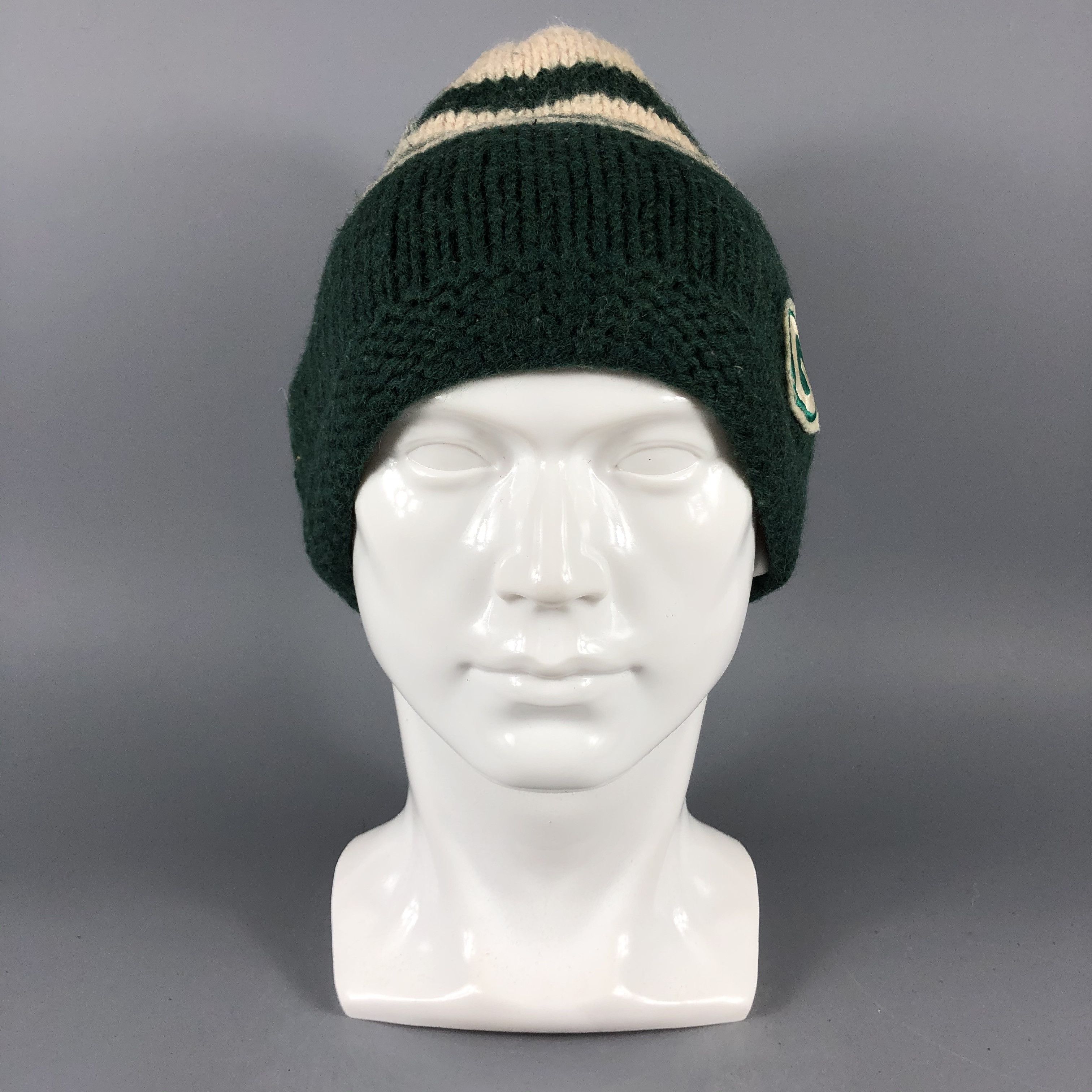 image of Vintage Green Bay Packers Nfl Starter Beanie Snow Hat Snow Cap -D822, Men's