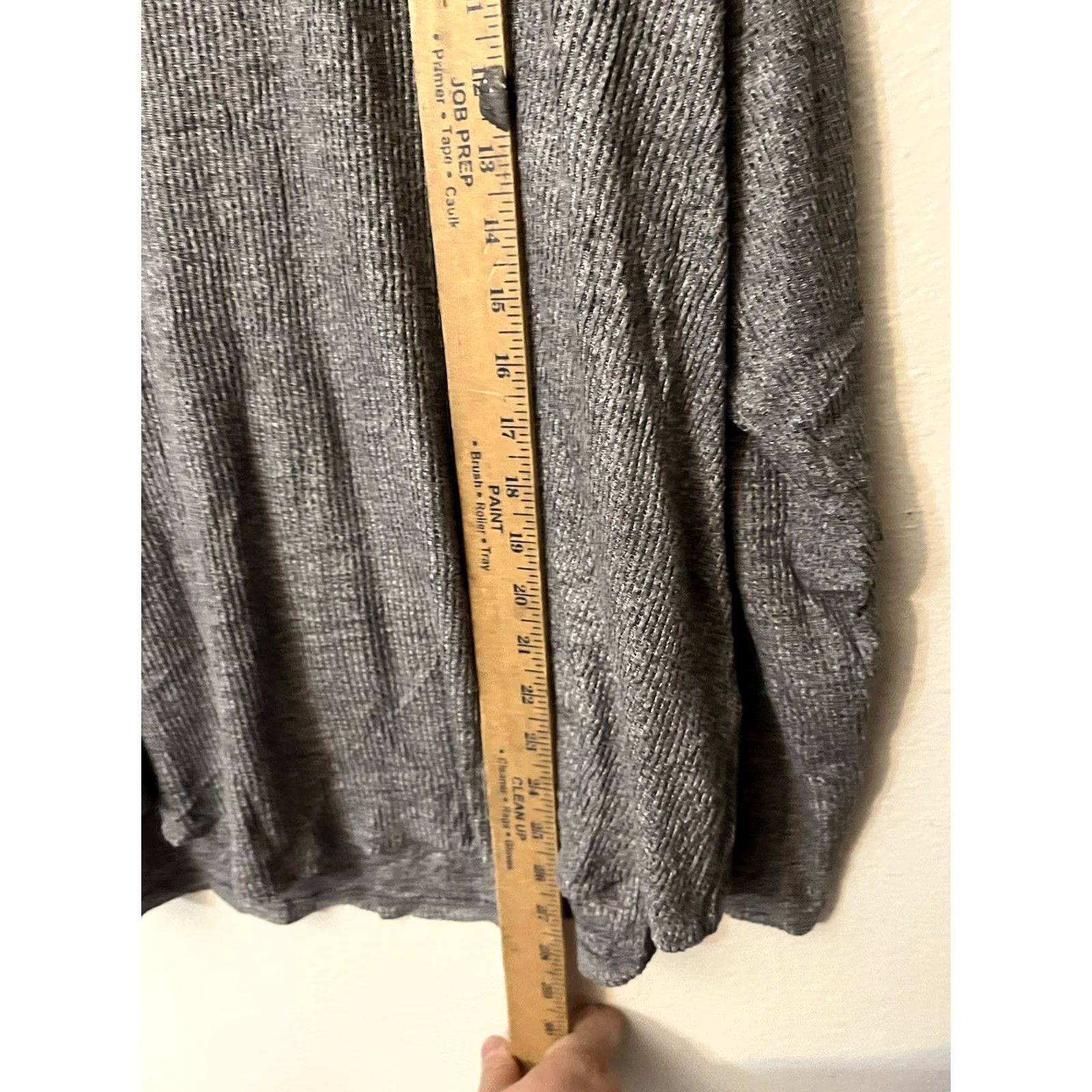 Vintage VINTAGE Sonoma Waffle Thermal Top Long Sleeve V neck Light Gray XXL Size XXL / US 16-18 / IT 52-54 - 4 Thumbnail