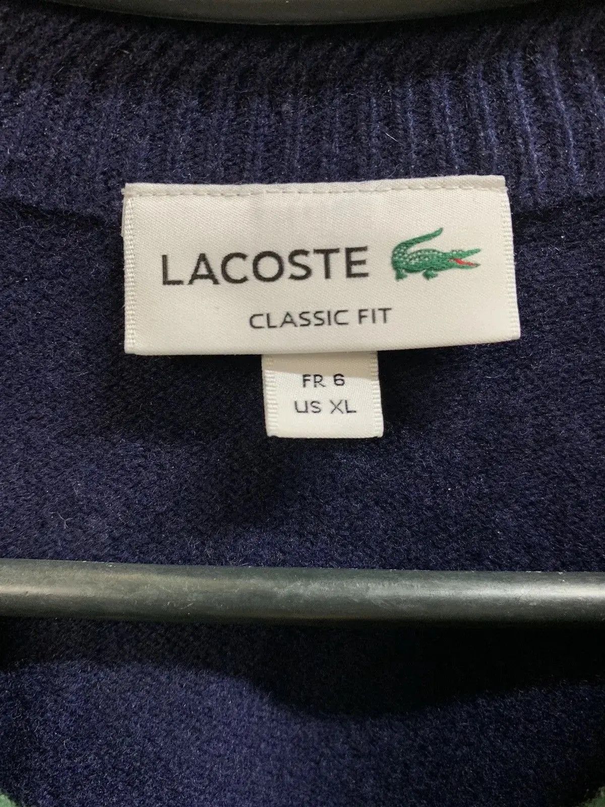 Japanese Brand × Lacoste 100%wool Lacoste 1/3 zip Logo Fleece Zip Sweatshirt M Size US M / EU 48-50 / 2 - 5 Thumbnail