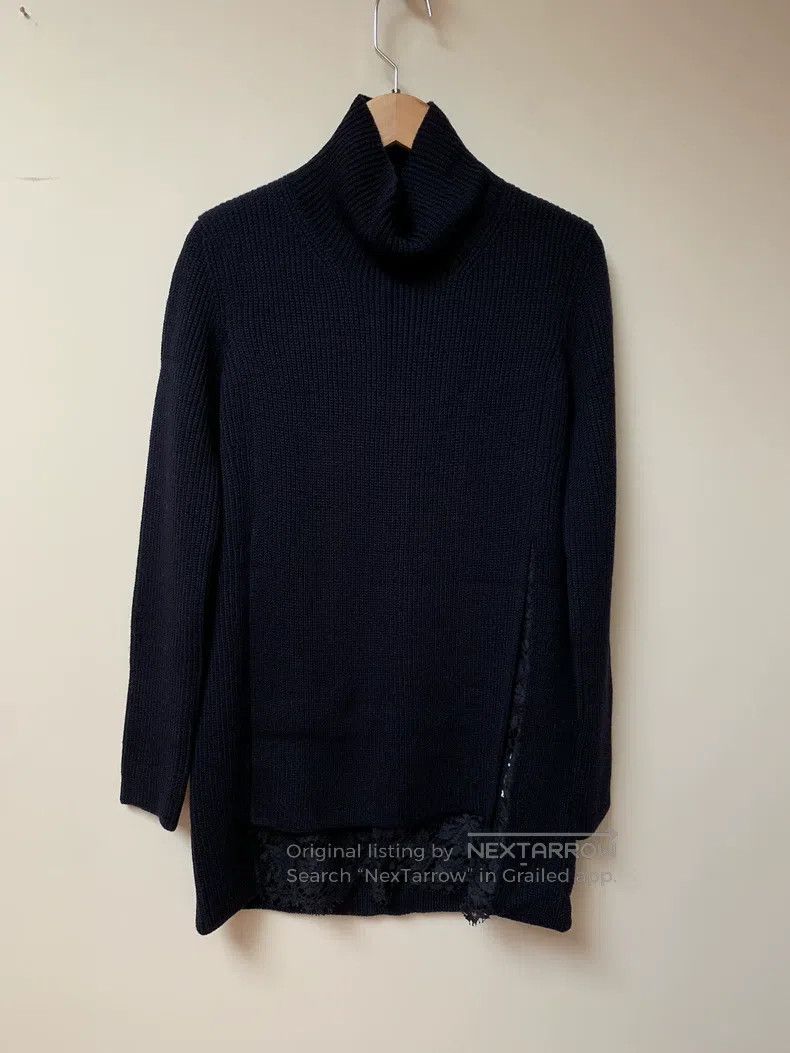 Valentino Valentino Lace patchwork thick sweater Size S / US 4 / IT 40 - 1 Thumbnail