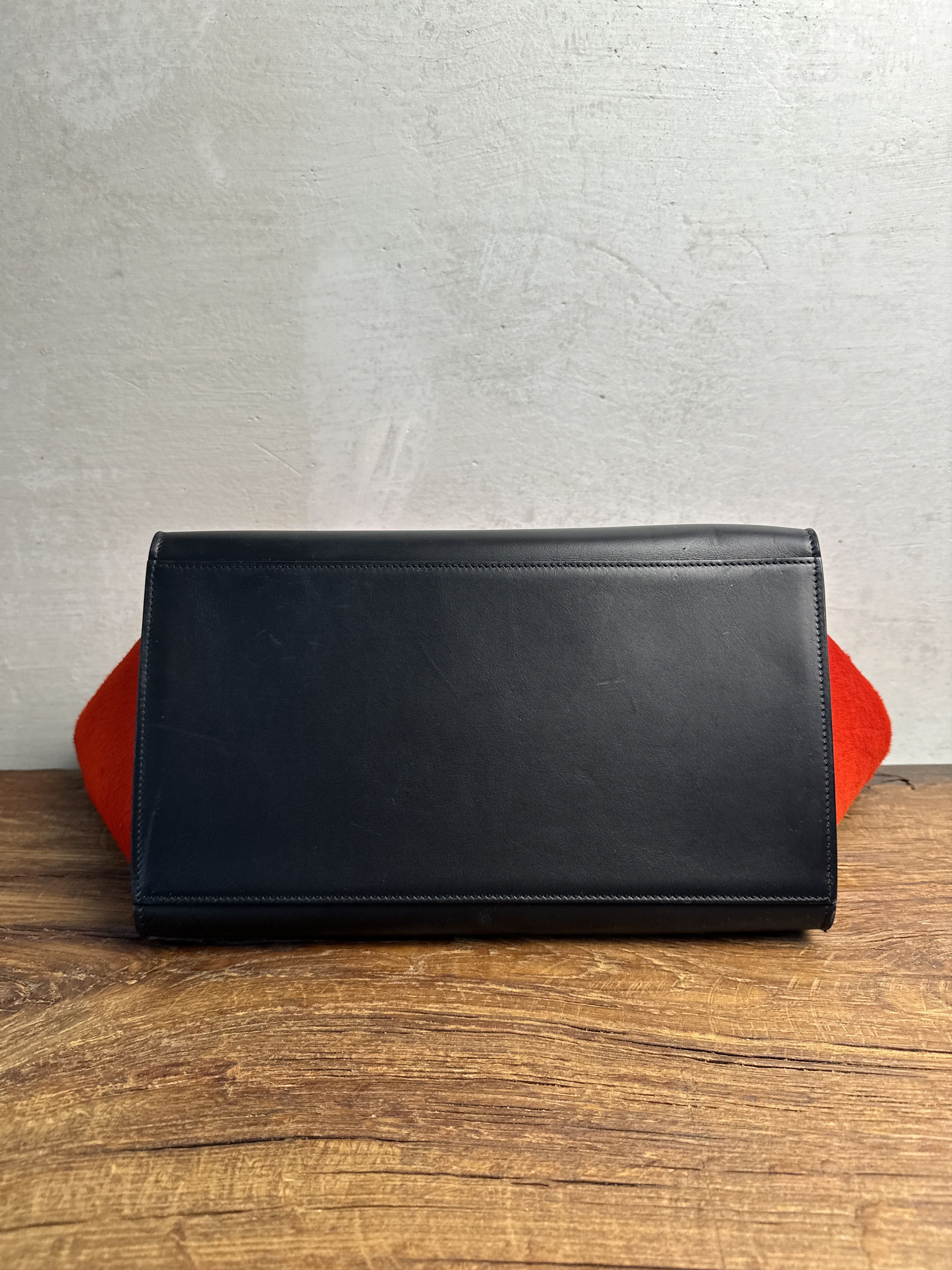 Celine Celine Trapeze Medium Ponyhair Tricolor Bag Size ONE SIZE - 14 Thumbnail