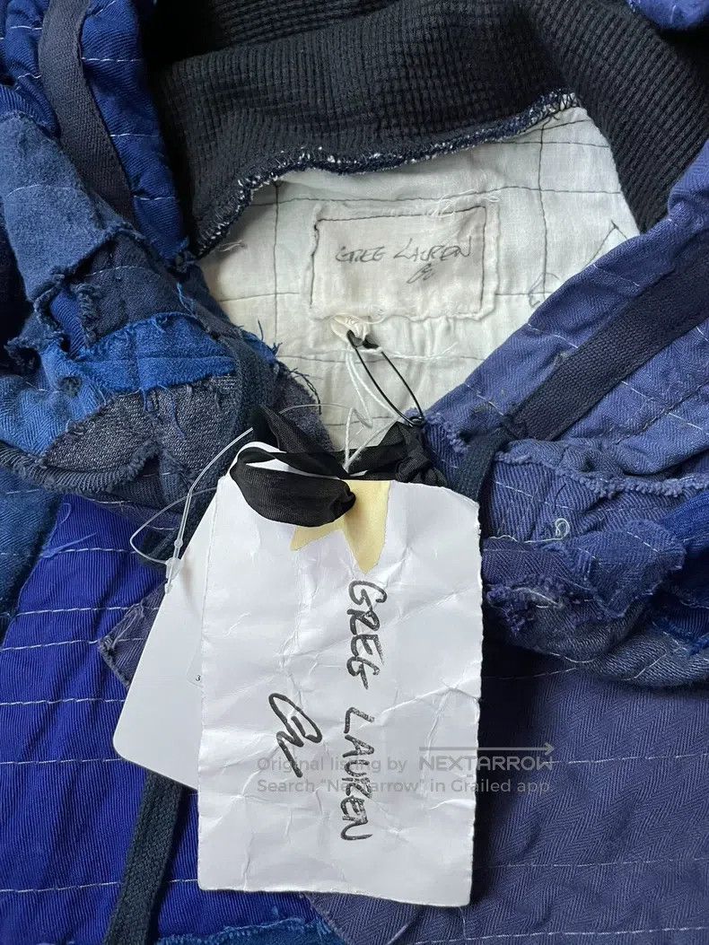 Greg Lauren Greg Lauren Heavy ancient fabric patchwork hooded coat Size US M / EU 48-50 / 2 - 4 Thumbnail