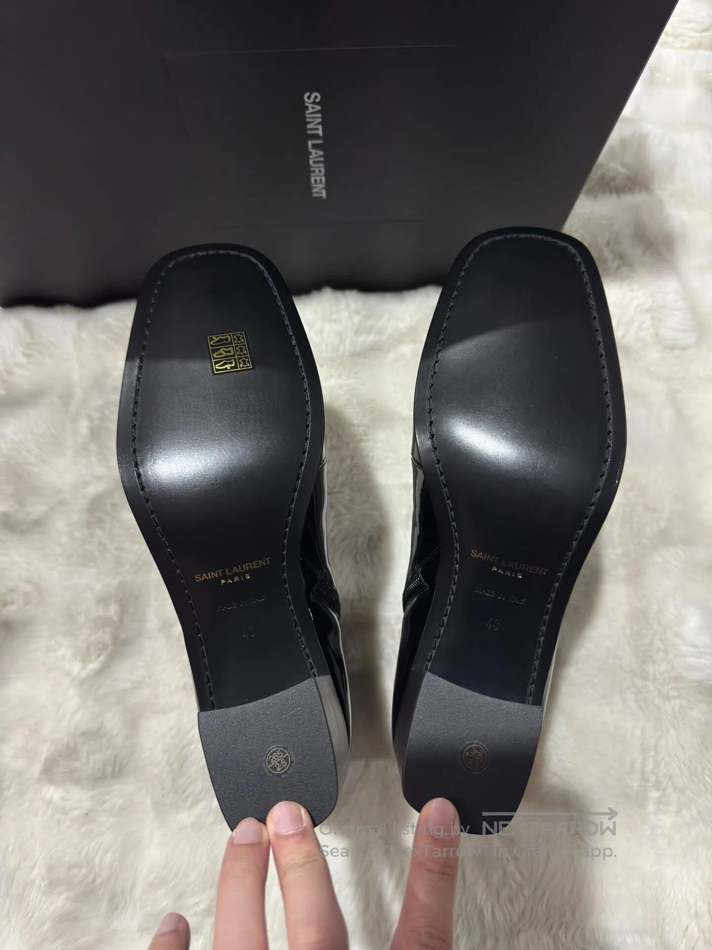 Saint Laurent Paris Saint Laurent Paris Black and Gold Men's Boots| Size US 10 / EU 43 - 8 Thumbnail