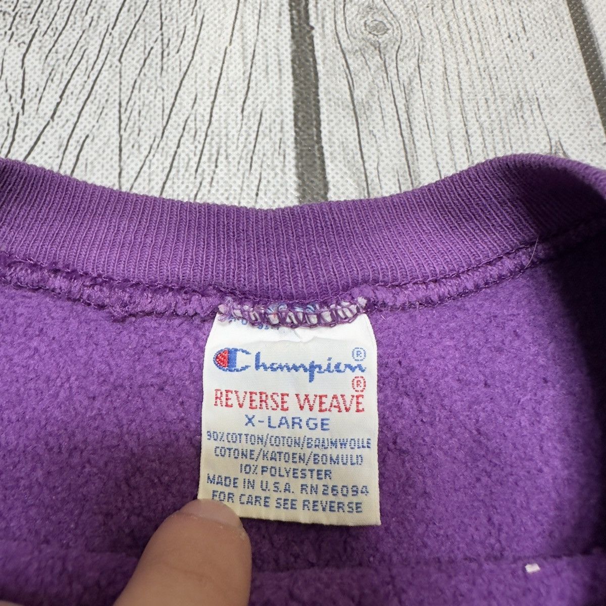 Champion × Vintage Vintage Champion Reverse Weave sweatshirt Size US XL / EU 56 / 4 - 4 Thumbnail