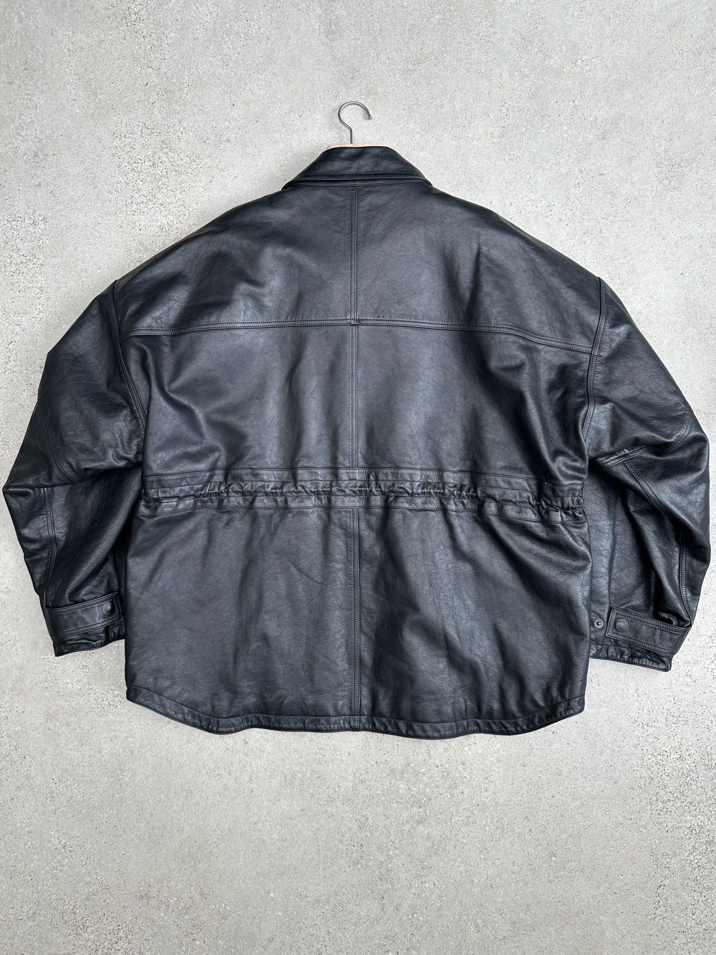 Balenciaga Balenciaga 21FW Oversized Vintage Buffalo Leather Parka 46 Size US S / EU 44-46 / 1 - 4 Thumbnail