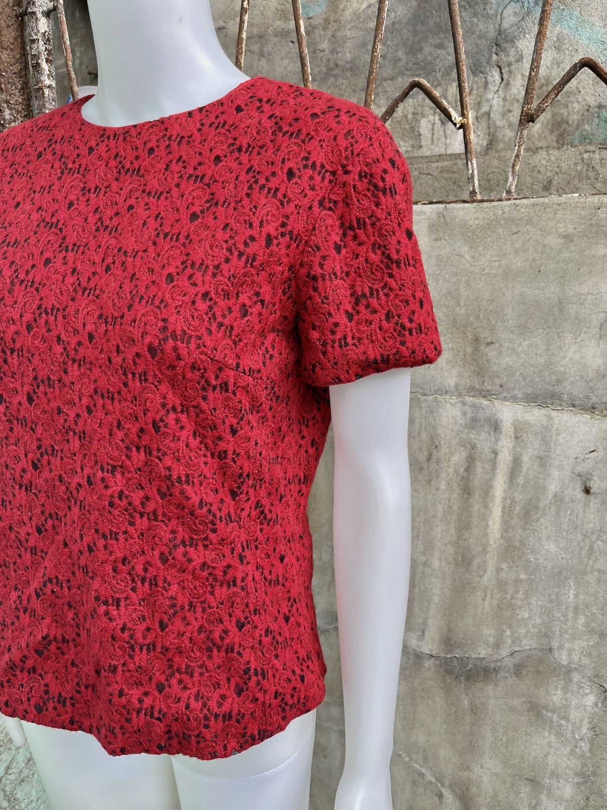 Dries Van Noten Floral Tapestry Crochet Top Size XS / US 0-2 / IT 36-38 - 3 Thumbnail