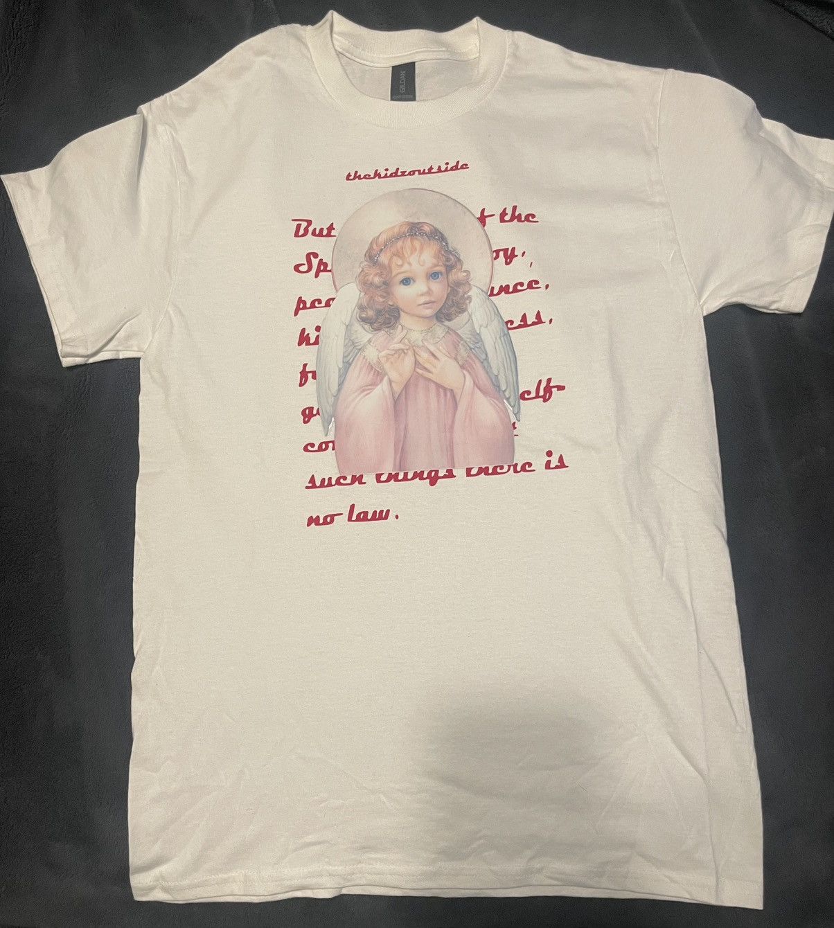 Other The Kid’s Outside Angel Graphic Tee White Size L Size US S / EU 44-46 / 1 - 4 Thumbnail