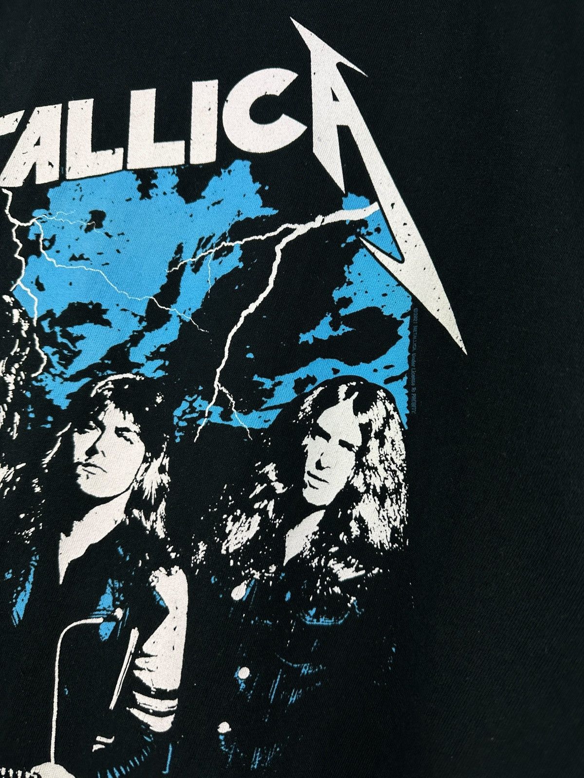 Metallica Metallica “Ride The Lightning” Graphic Print Band T-Shirt Size US L / EU 52-54 / 3 - 7 Thumbnail
