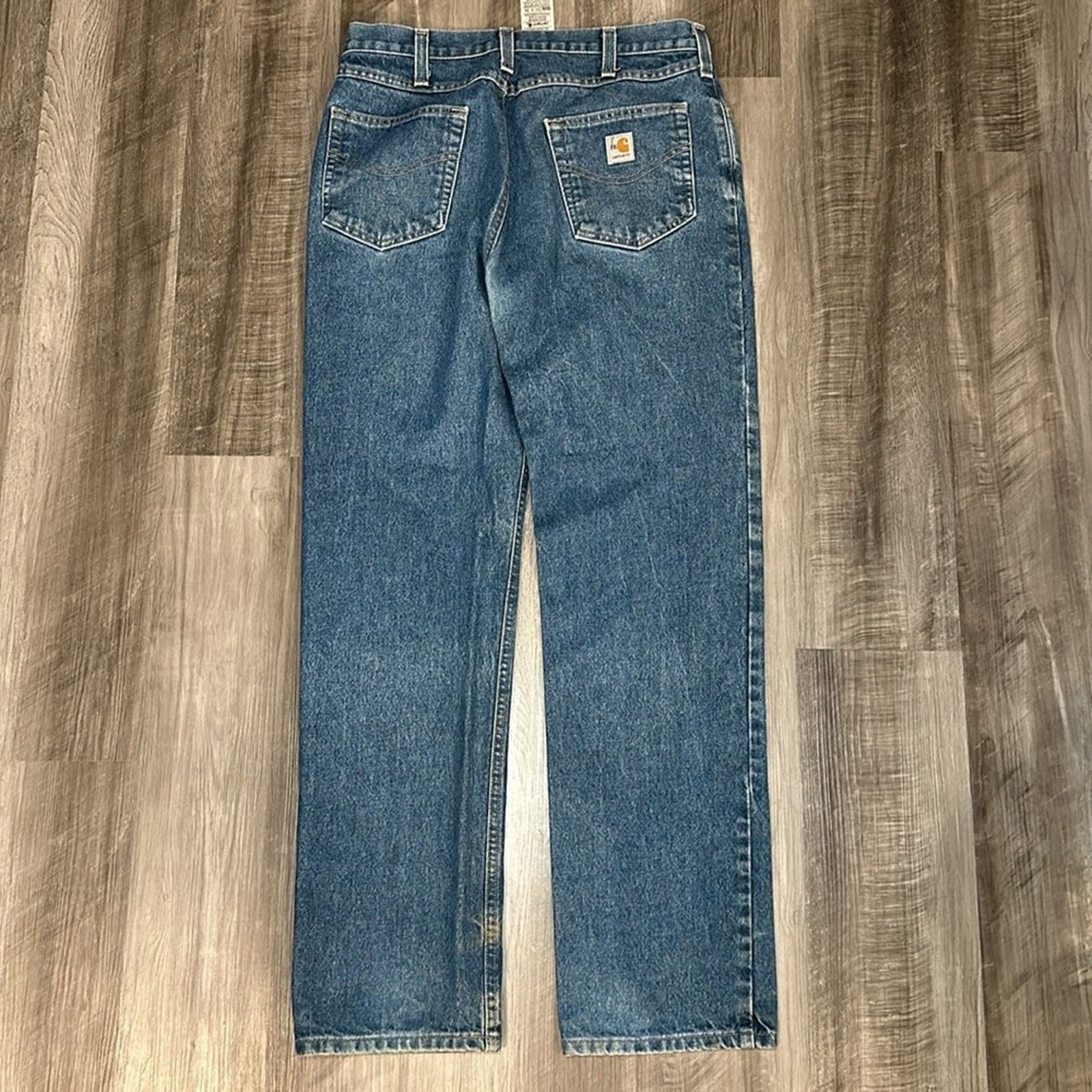 Carhartt Carhartt Flame Resistant Signature Dungaree Jeans - 34x34 Size US 34 / EU 50 - 3 Thumbnail