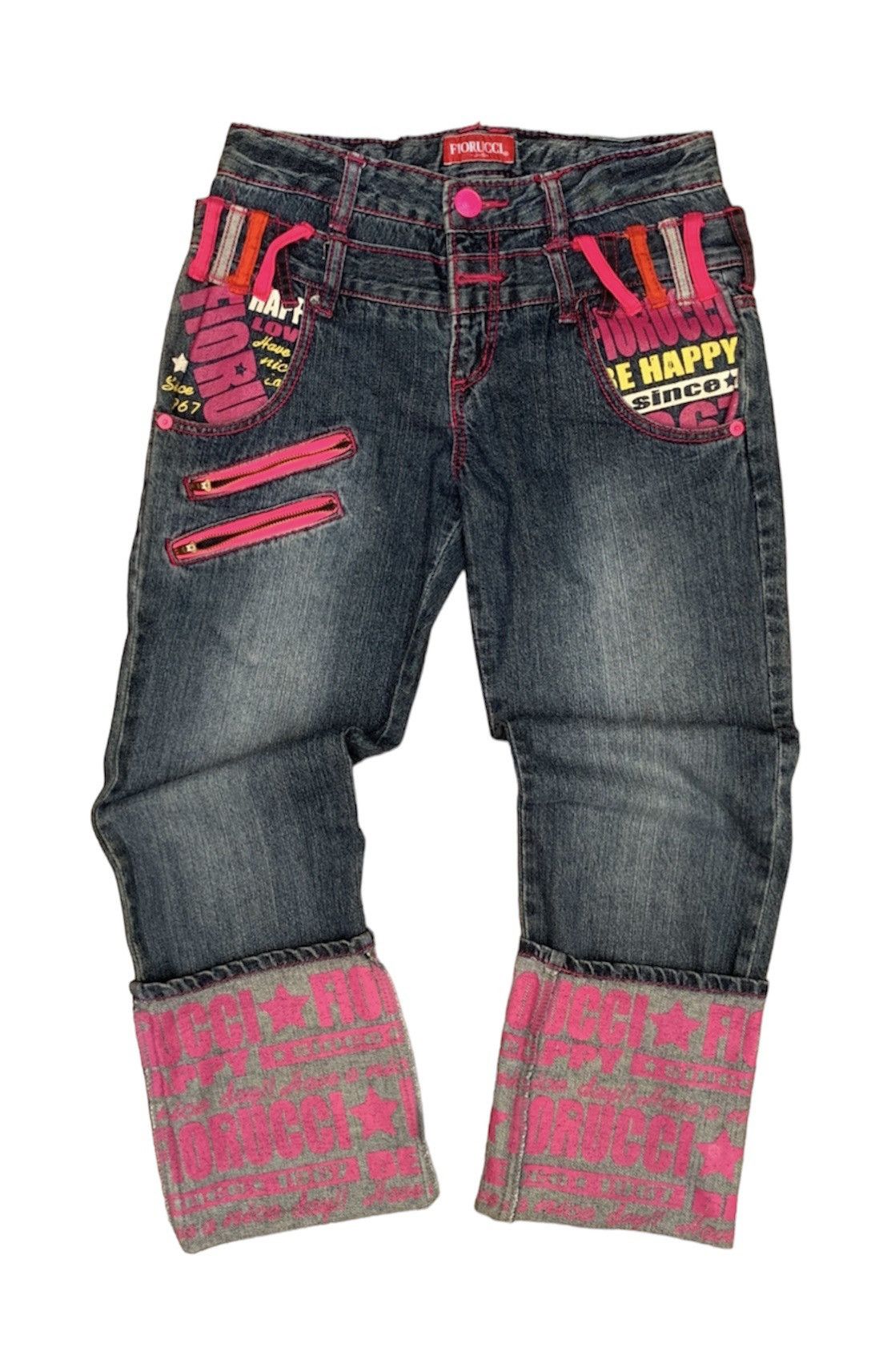 Fiorucci Rare.. Fiorucci Double Waist ZipperJean Pants Size US 28 / EU 44 - 1 Thumbnail