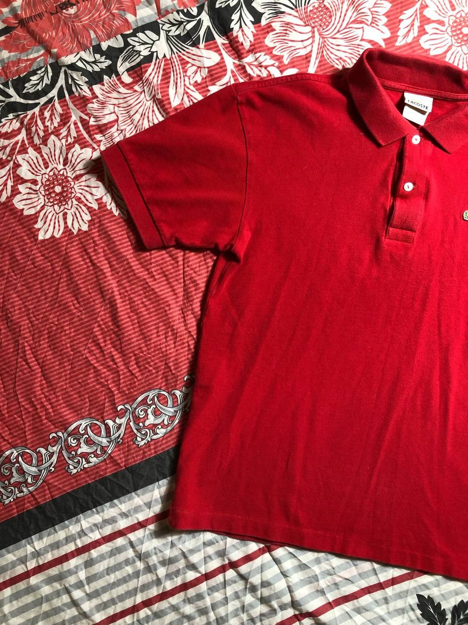 Lacoste × Vintage Lacoste vintage luxury streetwear v-neck tee Size US L / EU 52-54 / 3 - 14 Thumbnail