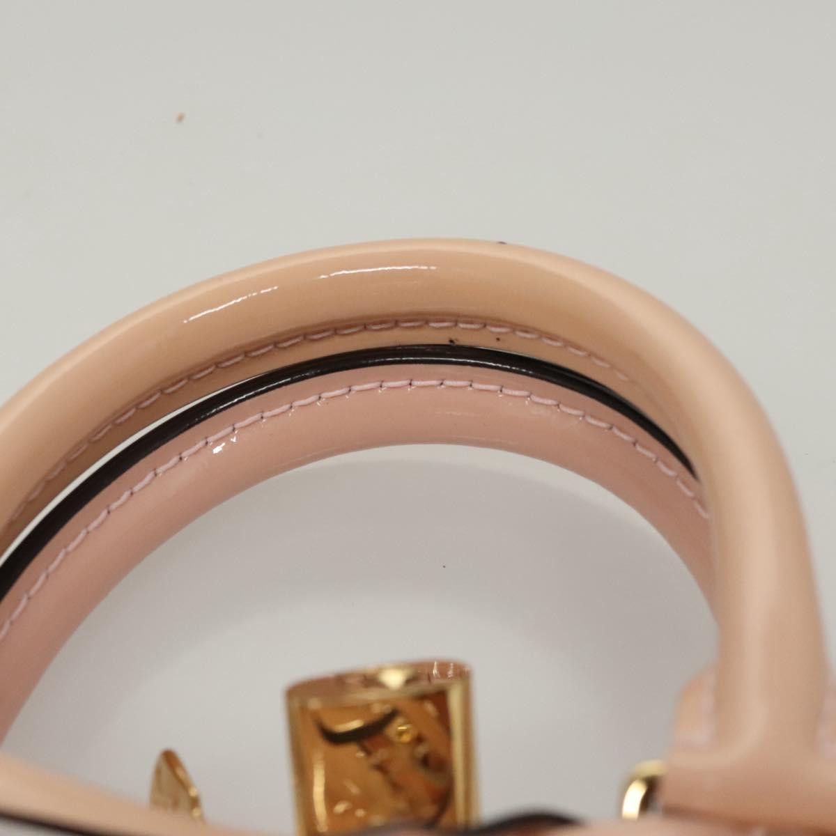 Louis Vuitton LOUIS VUITTON Vernis Alma BB Hand Bag Pink Rose Valerine Size ONE SIZE - 8 Thumbnail