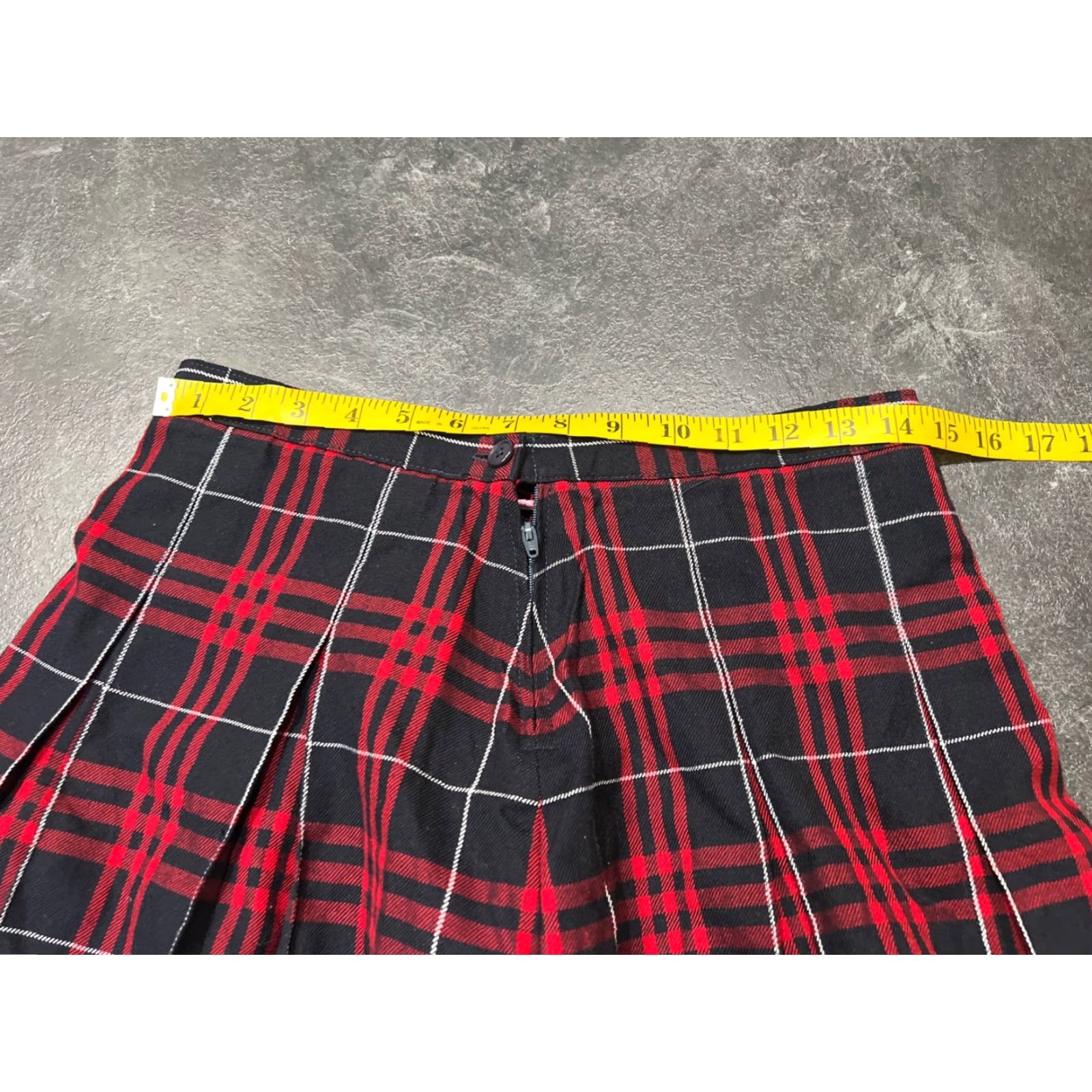 Lands' End Lands' End Womens Midi Pleated Skirt Size 8 Multicolor Plaid 90s Preppy Size 30" / US 8 / IT 44 - 5 Thumbnail
