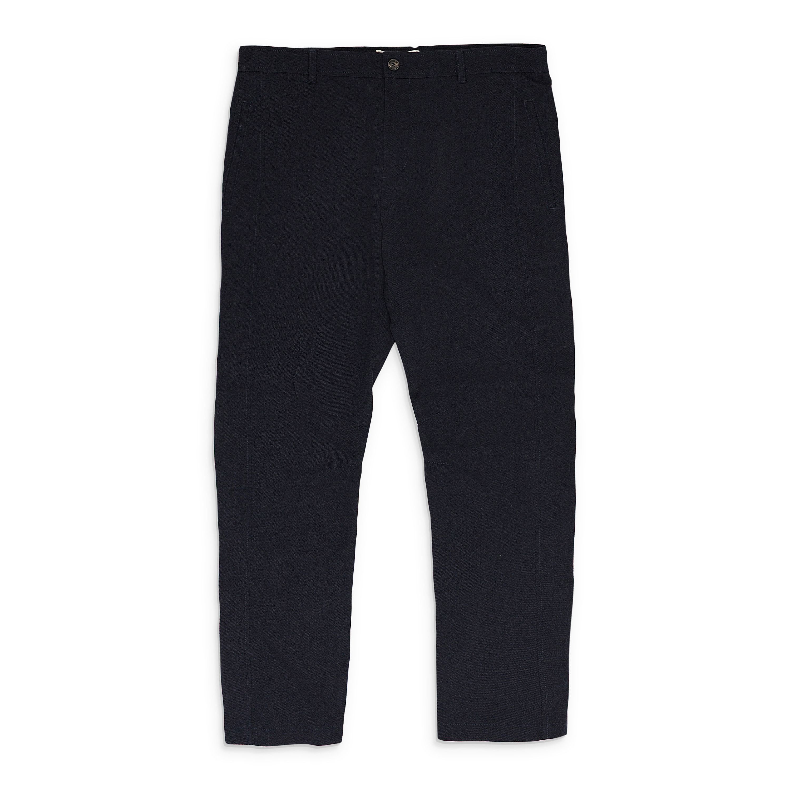 Lanvin NAVY BIKER PANTS SIZE 50