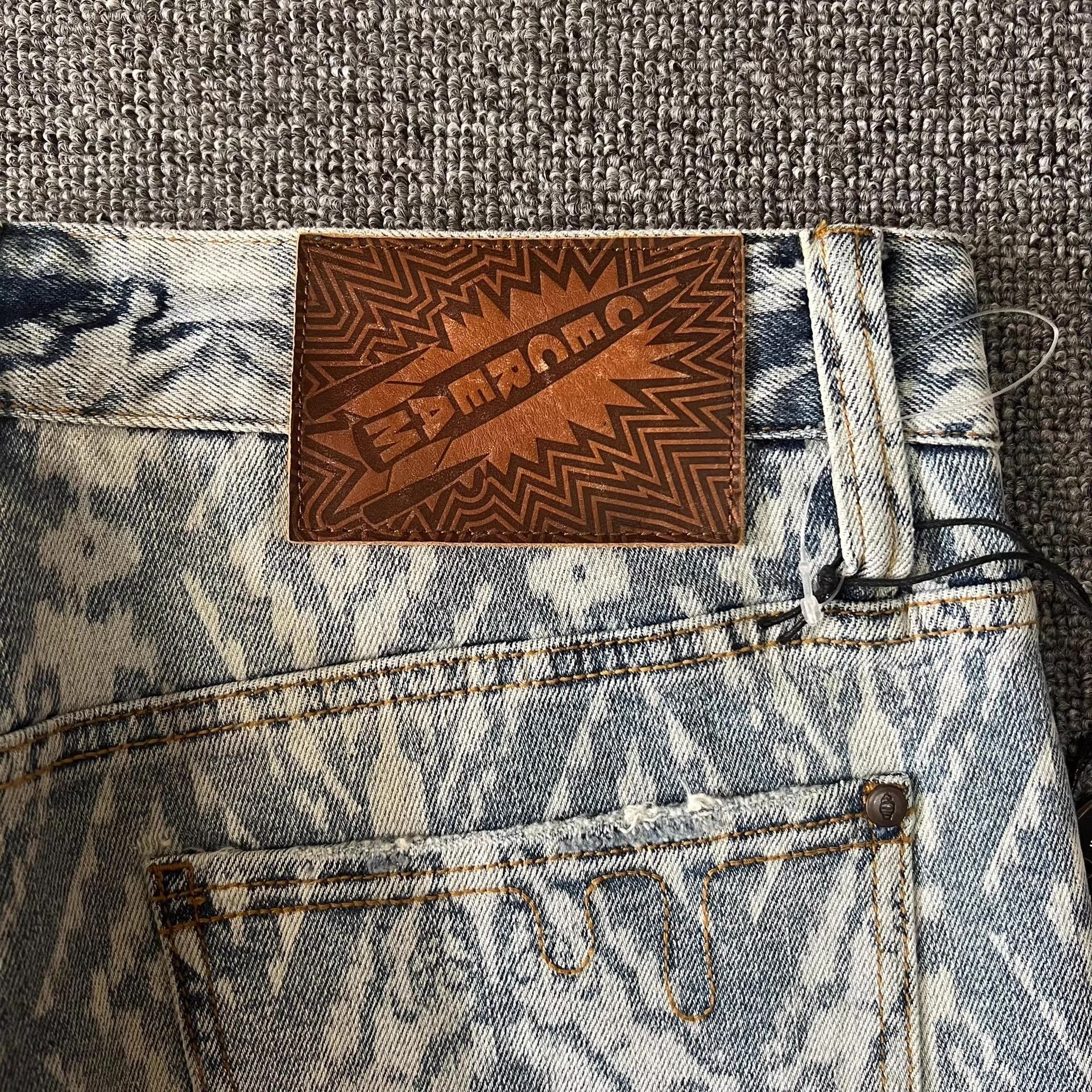 Billionaire Boys Club BBCICECREAMCircleFour Dogs Flying Dog Washed Denim Jeans Q7 Size US 32 / EU 48 - 5 Thumbnail