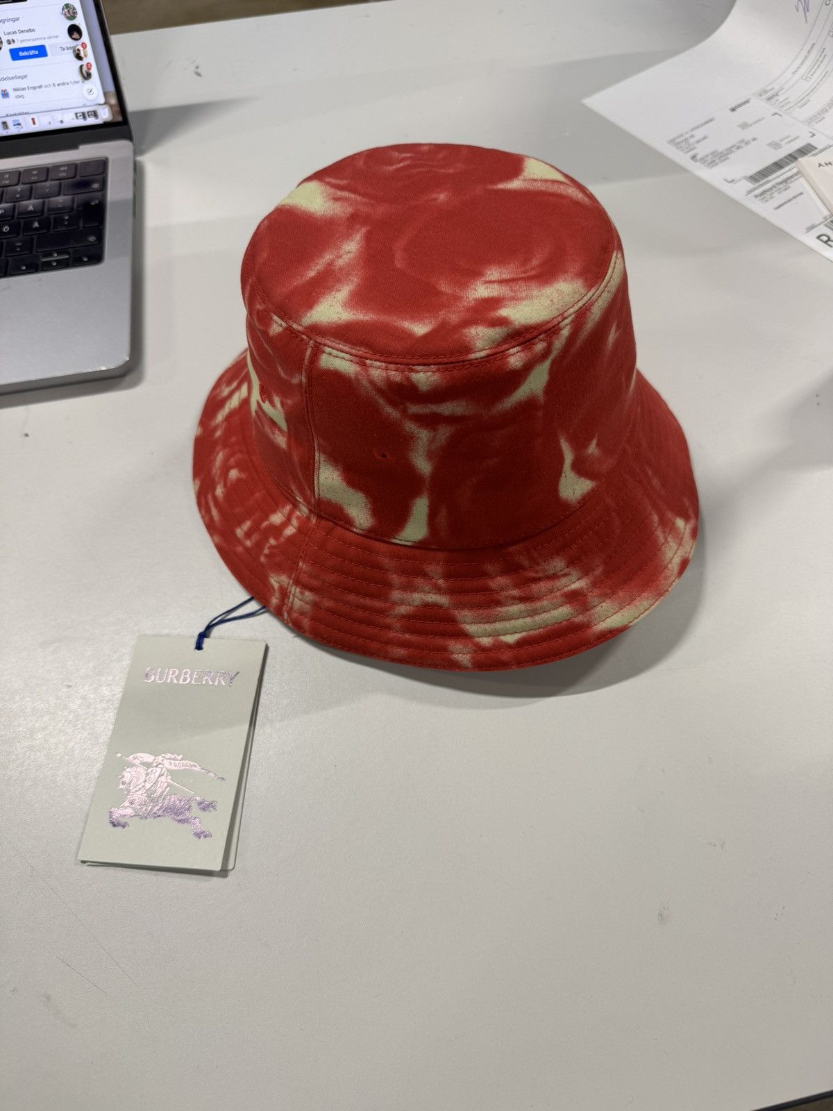 Burberry Burberry Rose Bucket Hat 600$ Size ONE SIZE - 1 Thumbnail