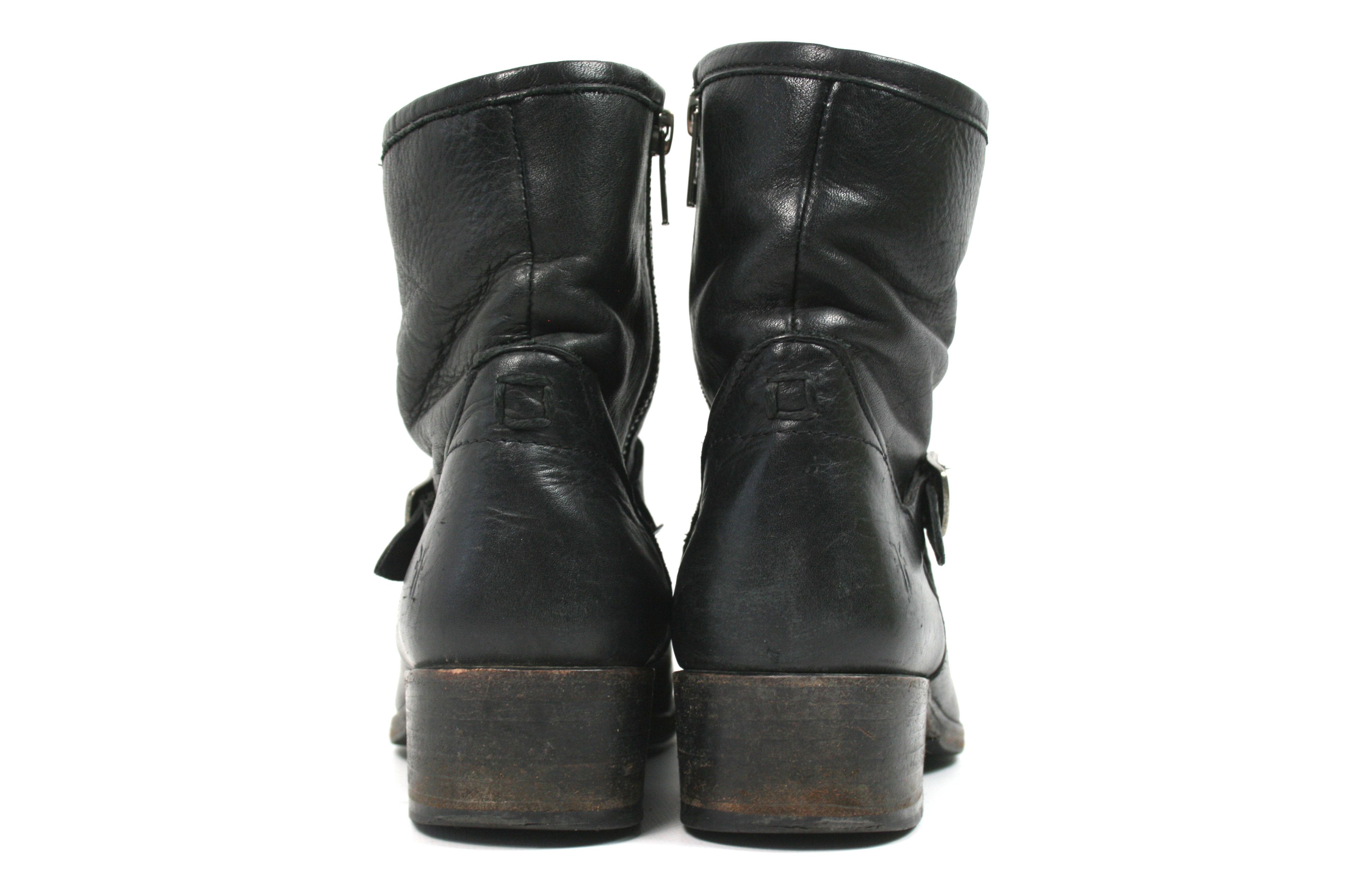Frye Lynn Strap Ankle Boots Made in Mexico Size US 7.5 / IT 37.5 - 7 Thumbnail