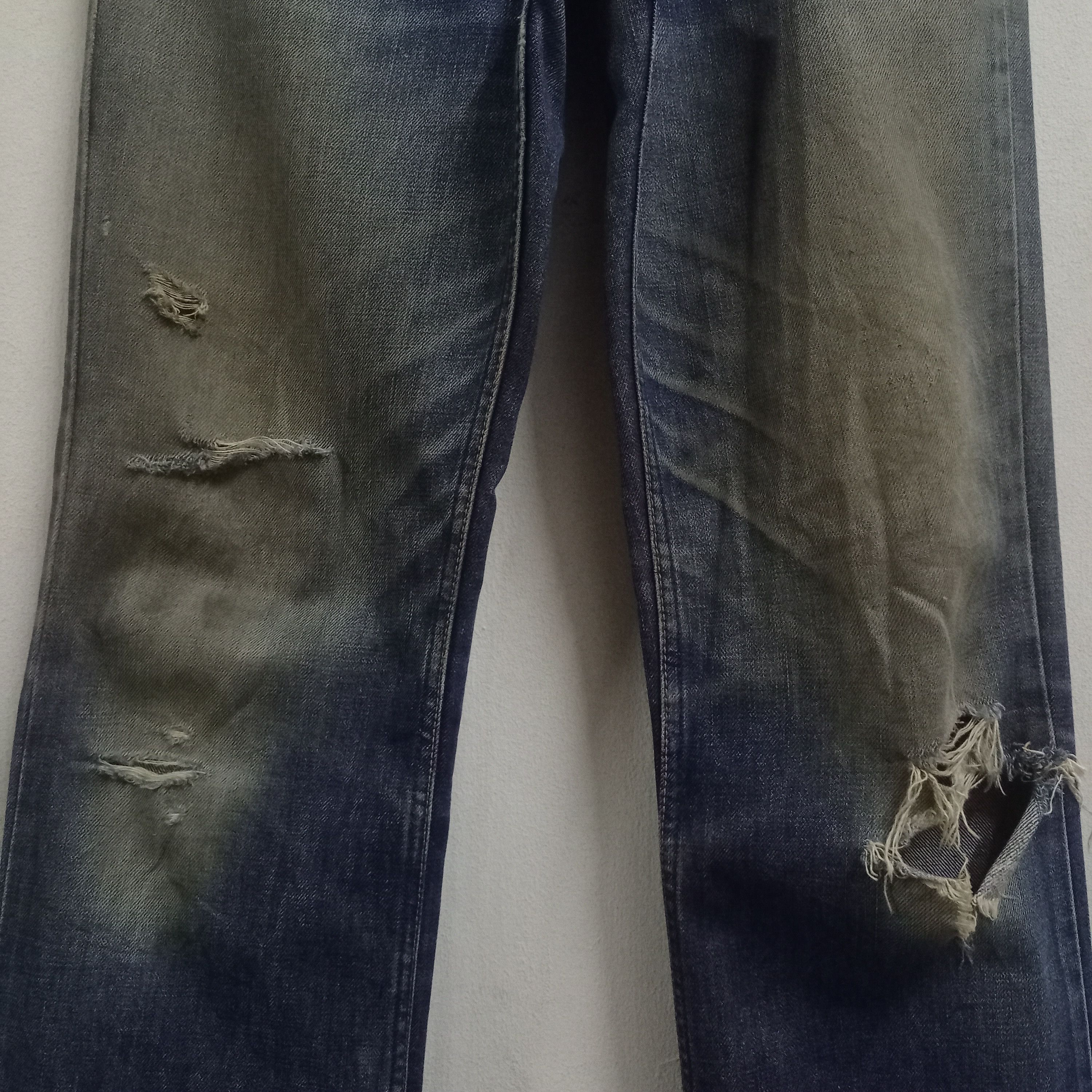 Levi's × Levi's Vintage Clothing Vintage 90s Levis 517 Mudwash Distressed Flare Jeans 31x31 Size US 31 - 5 Thumbnail