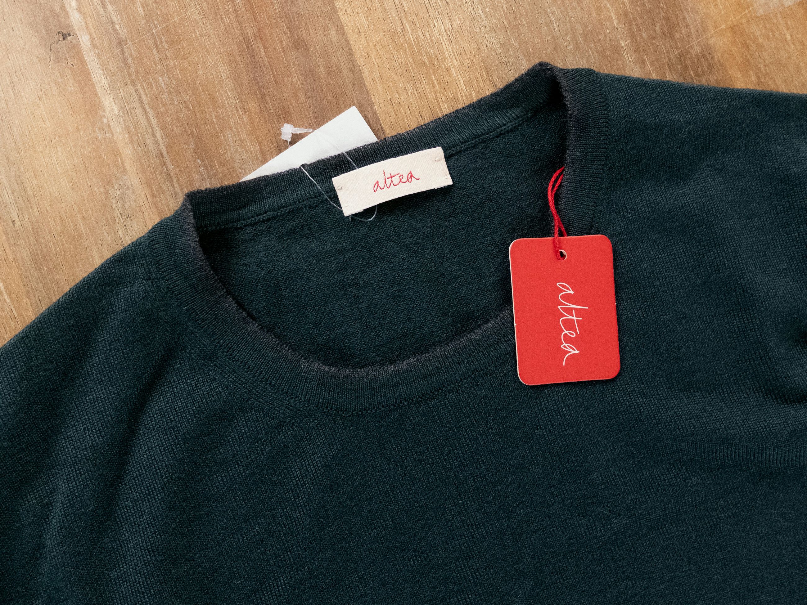 Altea ALTEA green crewneck wool sweater Size Medium Size US M / EU 48-50 / 2 - 2 Thumbnail