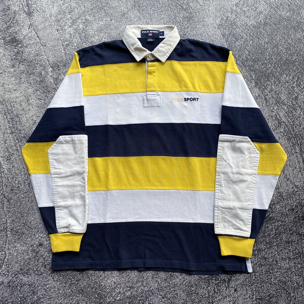 Polo Ralph Lauren Rare🔥 POLO SPORT Ralph Lauren P3 Rugby Shirt Size US M / EU 48-50 / 2 - 3 Thumbnail