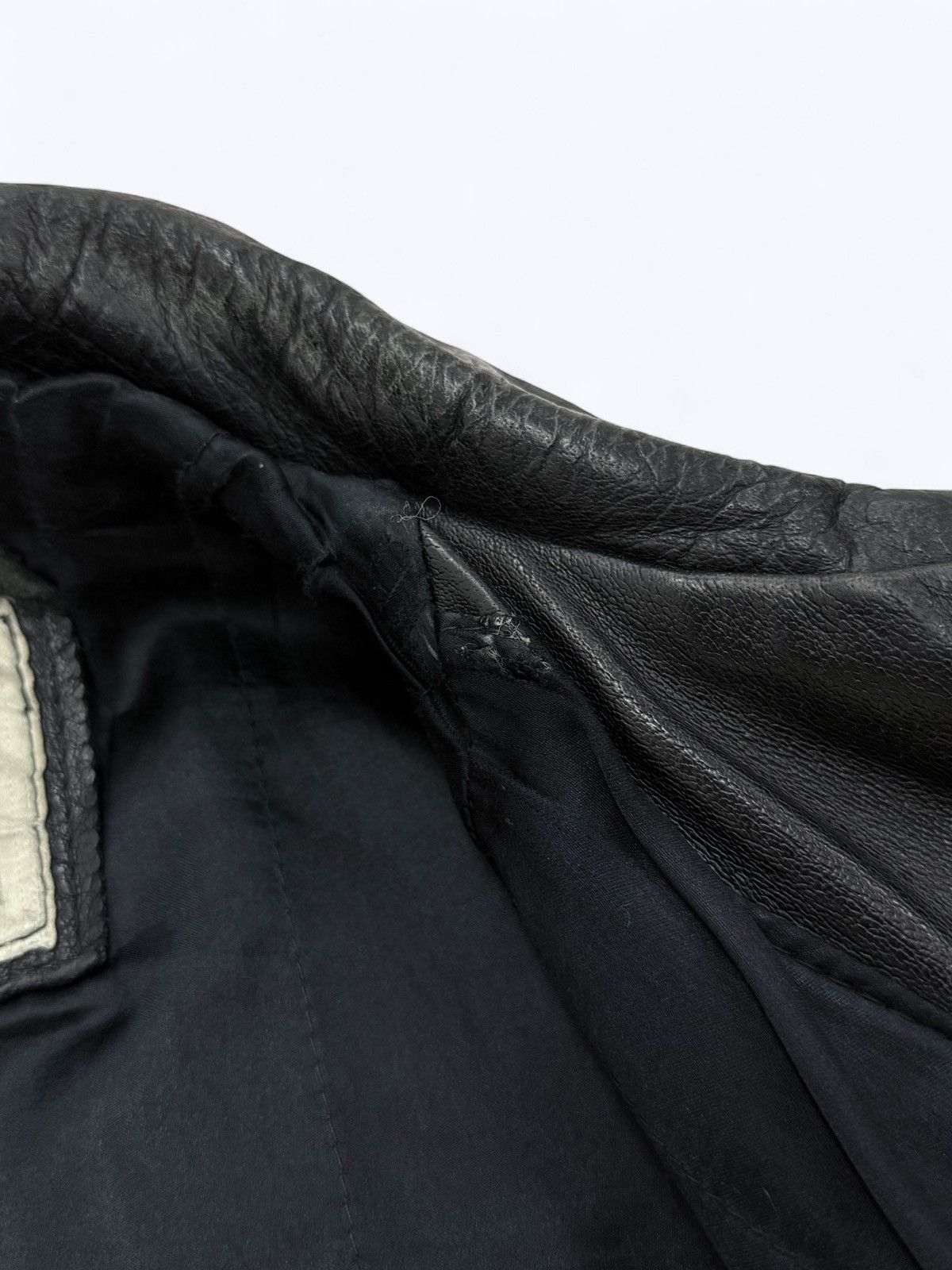Armani Vintage 90s Armani Style Real Leather Jacket Size US L / EU 52-54 / 3 - 9 Thumbnail