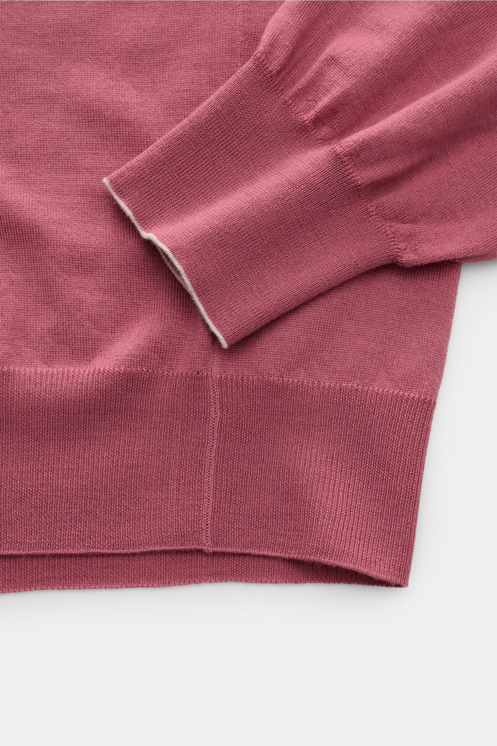 Brunello Cucinelli o1y0526 Crewneck Sweater in Antique Rose Size US XXL / EU 58 / 5 - 3 Thumbnail
