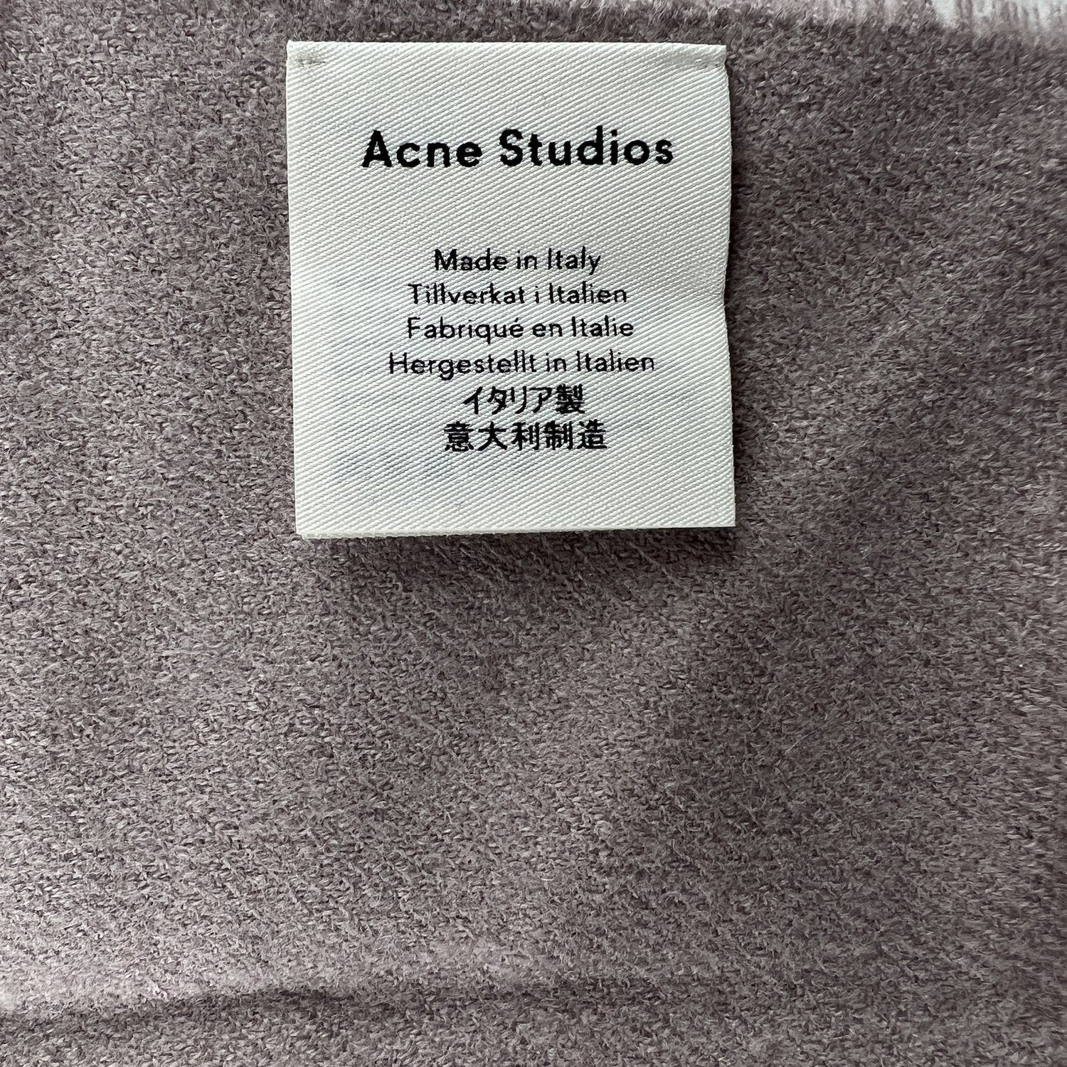 Acne Studios Acne Studios Beige Skinny Logo Scarf Size ONE SIZE - 5 Thumbnail