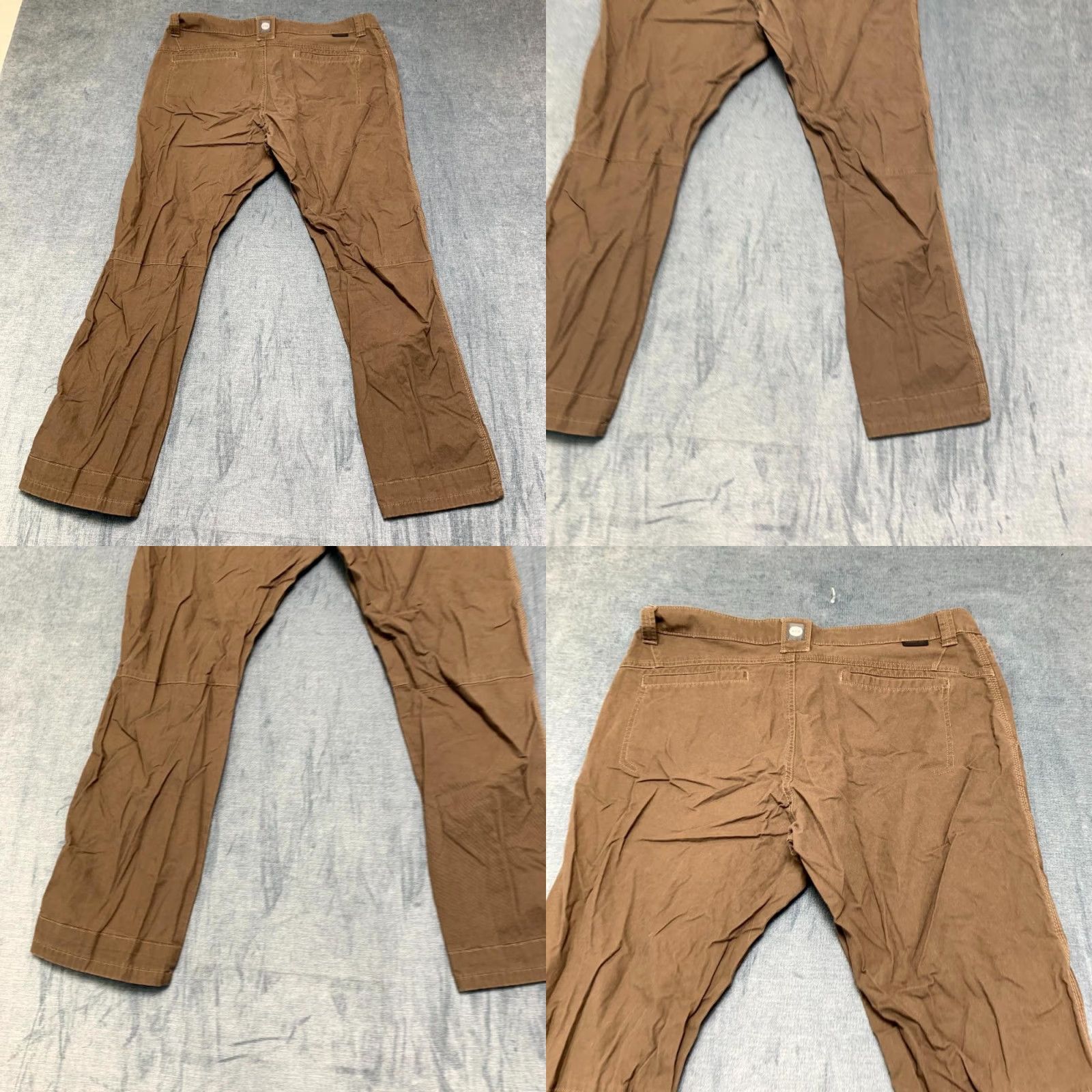 Banana Republic Wrangler All Terrain X Gear Hiking Pants Mens 38x30 Coffee Brown Cotton Stretch Size US 28 / EU 44 - 9 Thumbnail