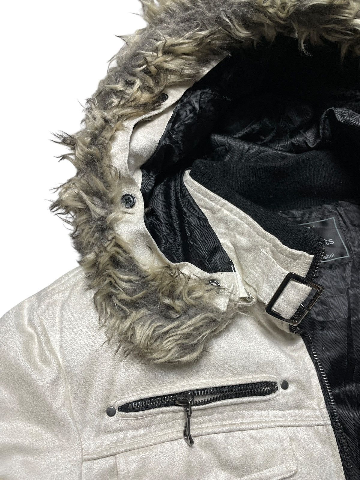 Tornado Mart 2000’s Roushatte - Vkei Style Puffer Fur Jacket Size US L / EU 52-54 / 3 - 6 Thumbnail