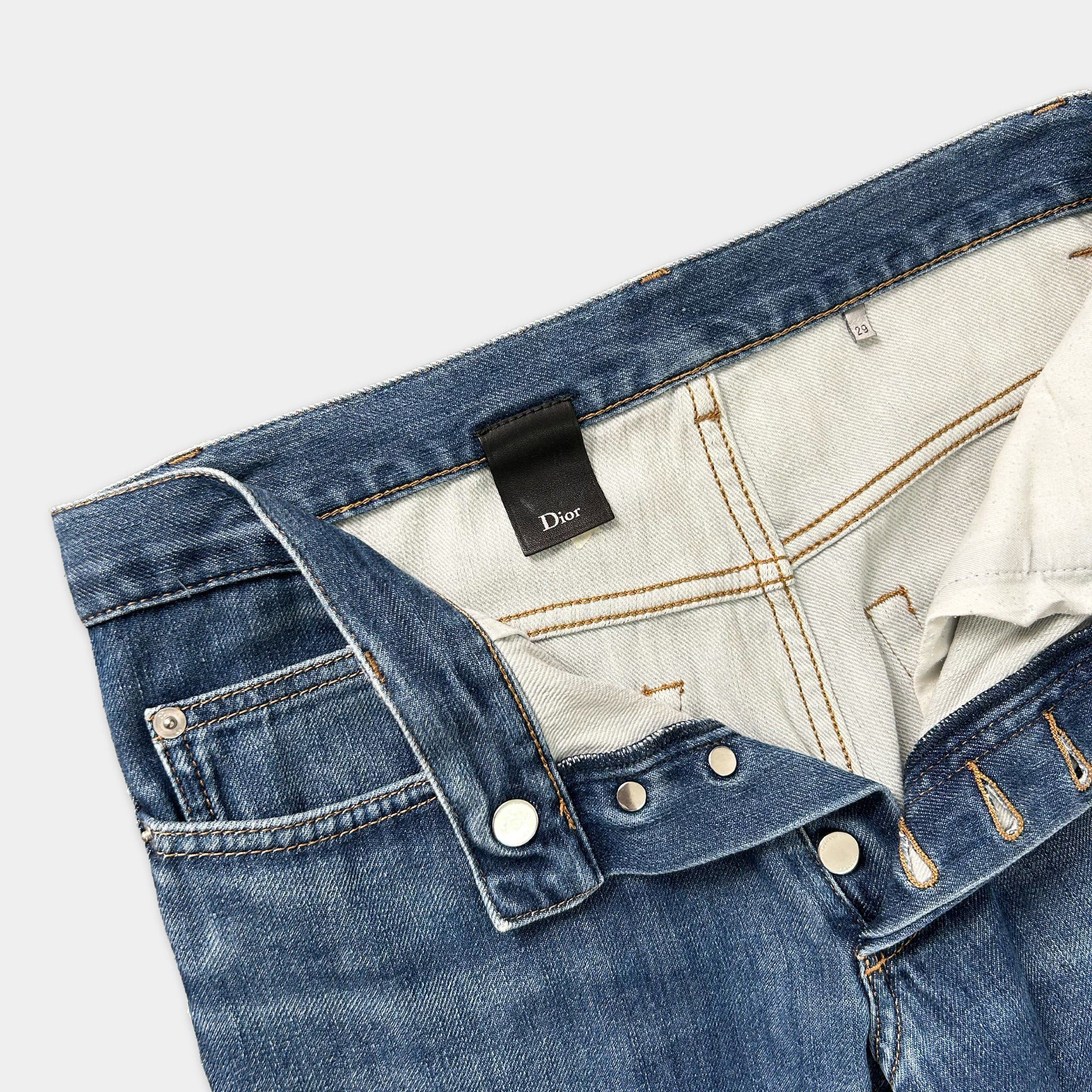Dior Dior Homme Hedi Slimane Classic Straight Jeans Size US 29 - 2 Thumbnail