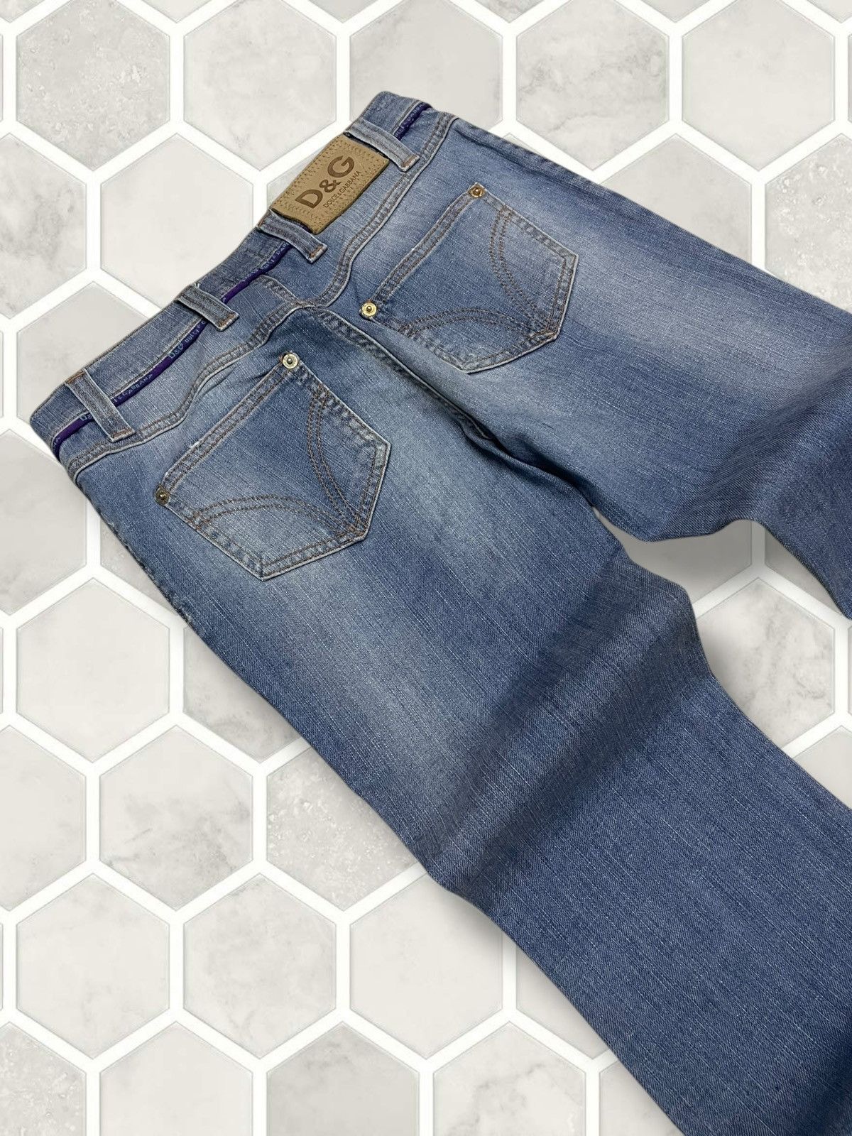 Dolce & Gabbana Vintate Authentic Designer Dolce & Gabbana Flared Denim Size US 28 / EU 44 - 17 Thumbnail