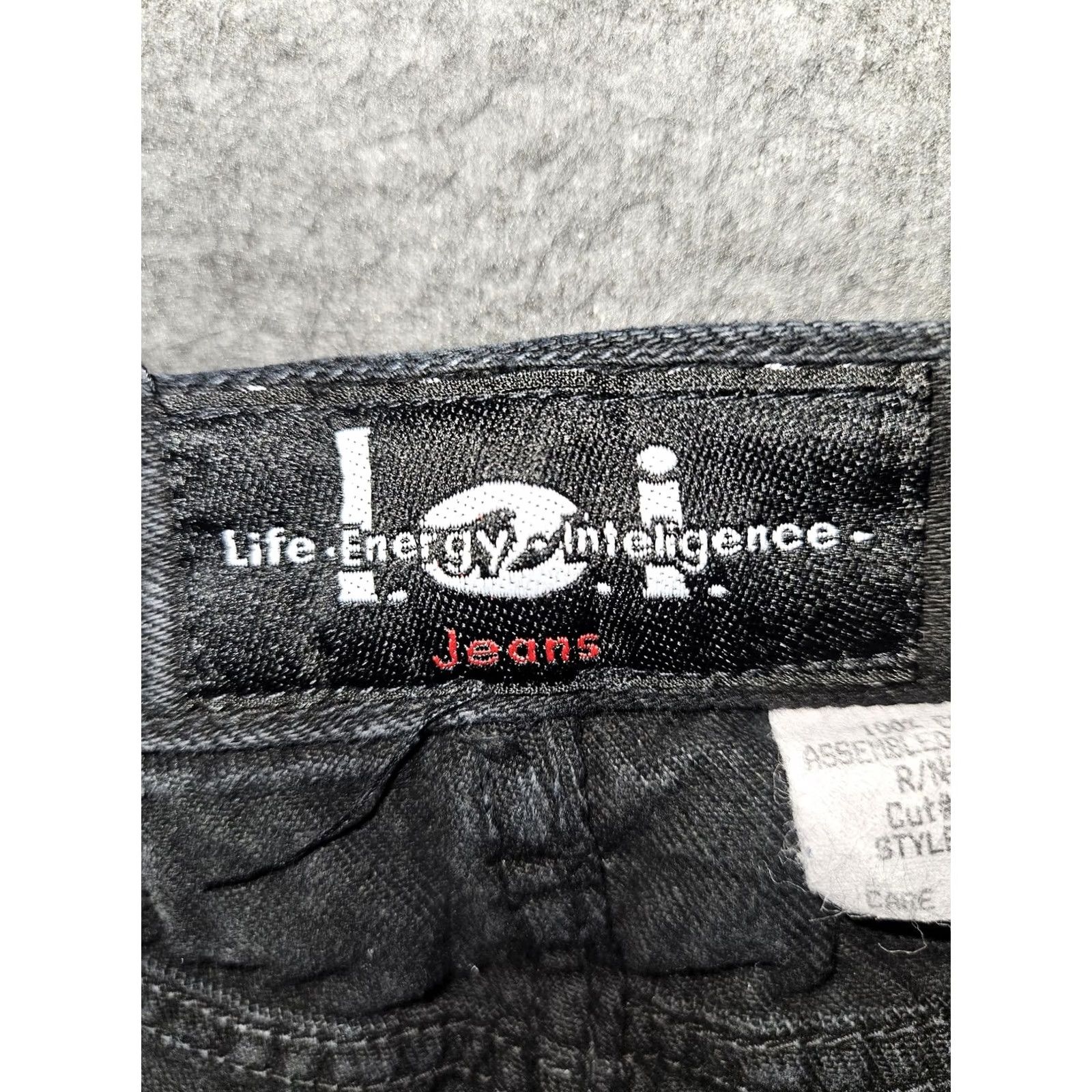 L.E.I. VINTAGE l.e.i. Shorts Womens 8 Black Denim High Rise Cinch Back 100% Cotton 733204J Mens Girls Womens Size 27" / US 4 / IT 40 - 2 Thumbnail