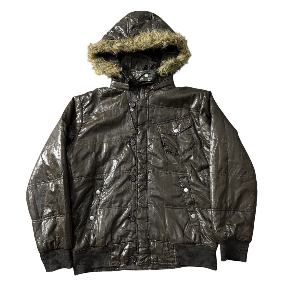 Japanese Brand 🇯🇵Hcm Homme Puffer Fur Jacket🇯🇵 Size US L / EU 52-54 / 3 - 2 Thumbnail