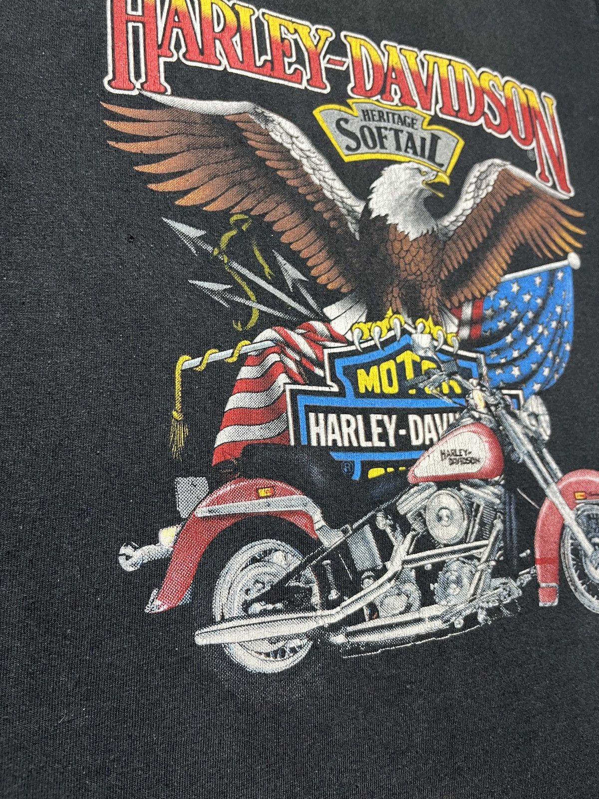 Harley Davidson Harley Davidson Vintage 1986 3D Emblem Eagle Motorcycles Size US M / EU 48-50 / 2 - 7 Thumbnail