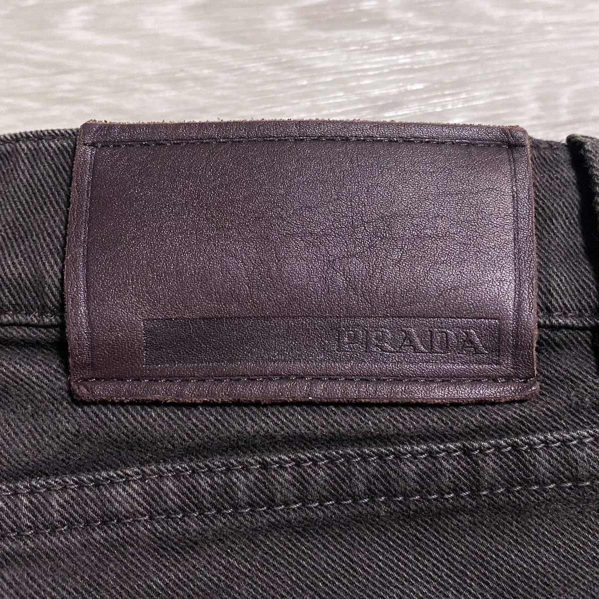 Prada Women’s Prada Linea Rossa Vintage Khaki Cotton Jeans Denim Size 28" / US 6 / IT 42 - 21 Thumbnail